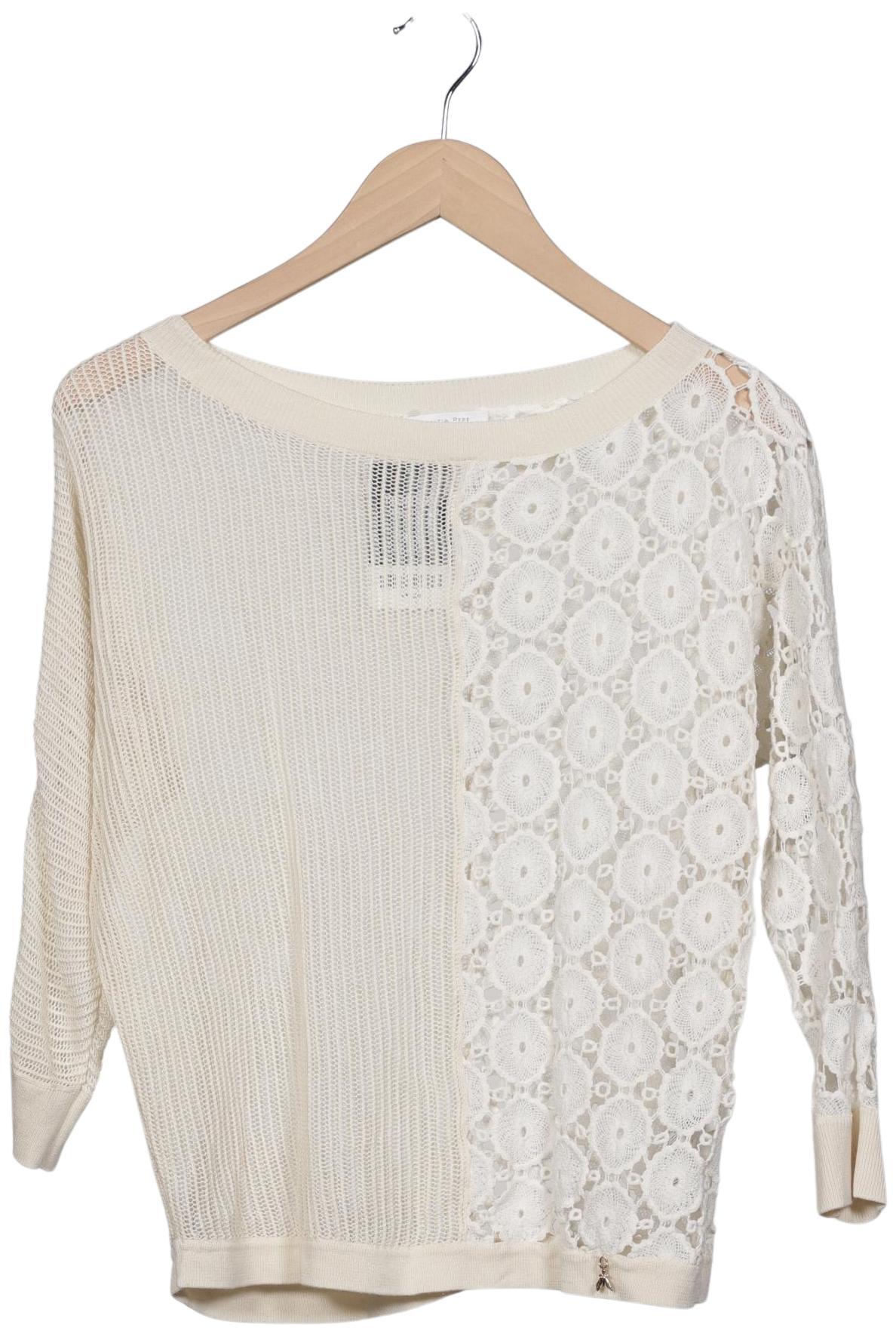 

Patrizia Pepe Damen Pullover, cremeweiß, Gr. 34