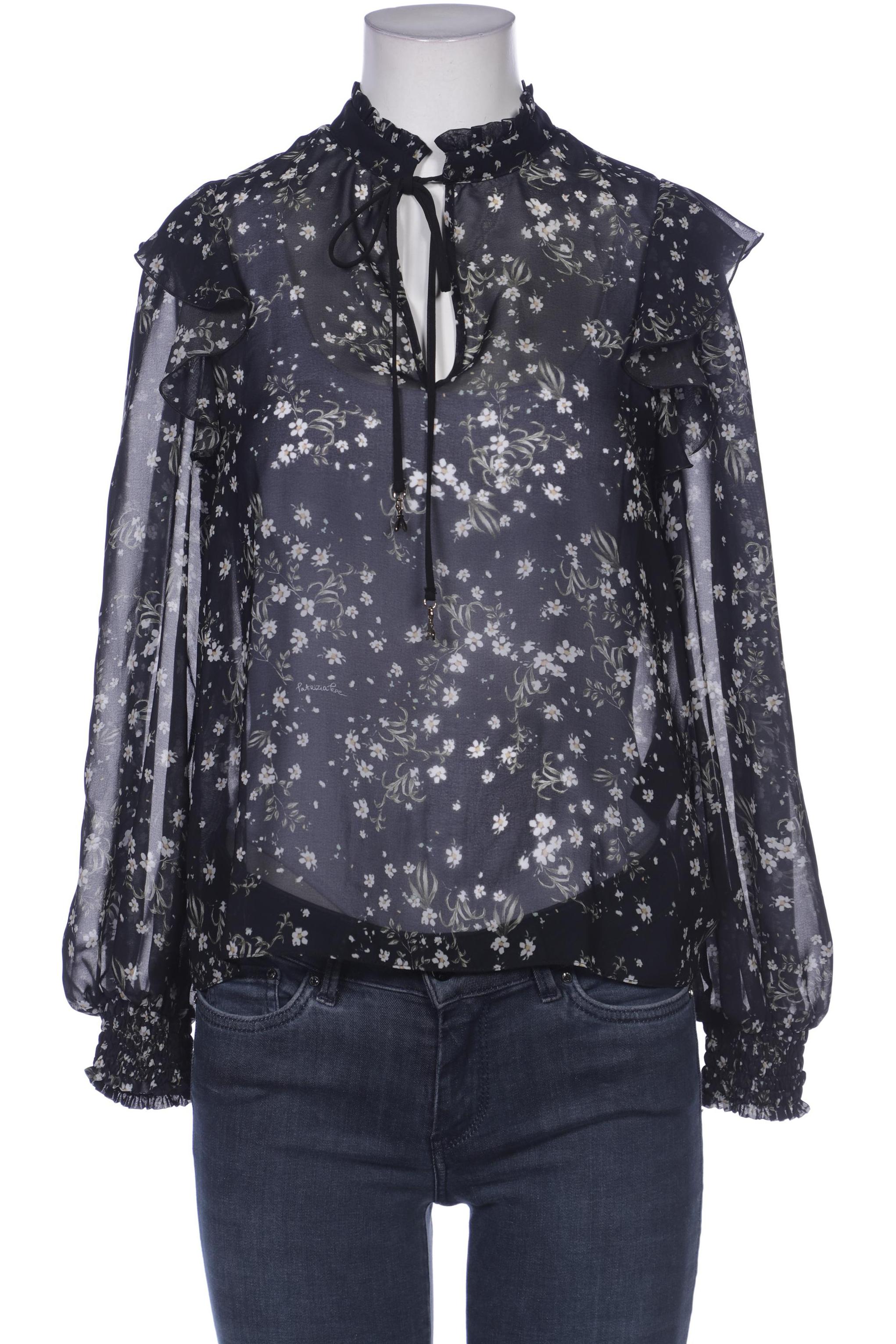 

Patrizia Pepe Damen Bluse, schwarz, Gr. 38