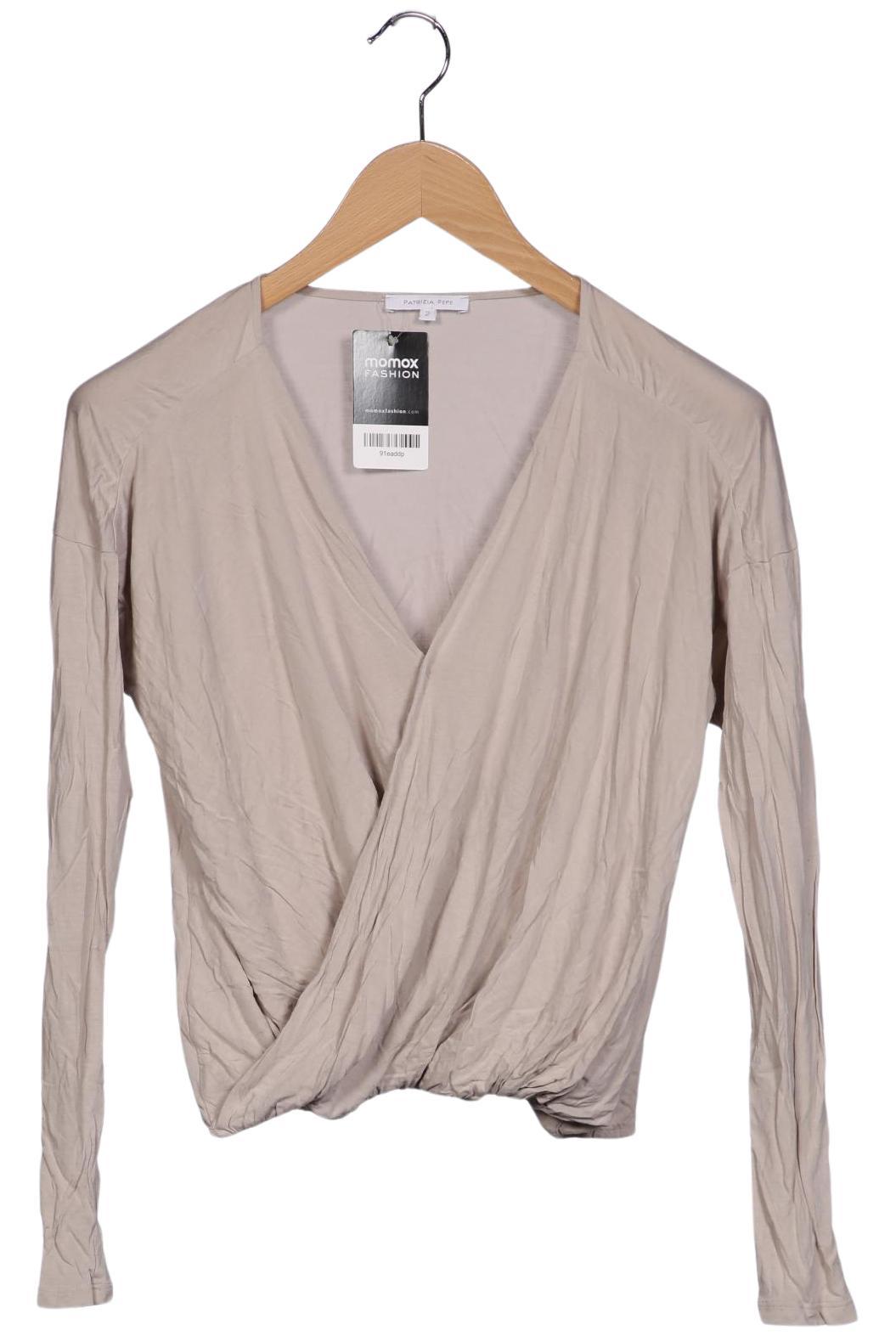 

Patrizia Pepe Damen Langarmshirt, beige, Gr. 36