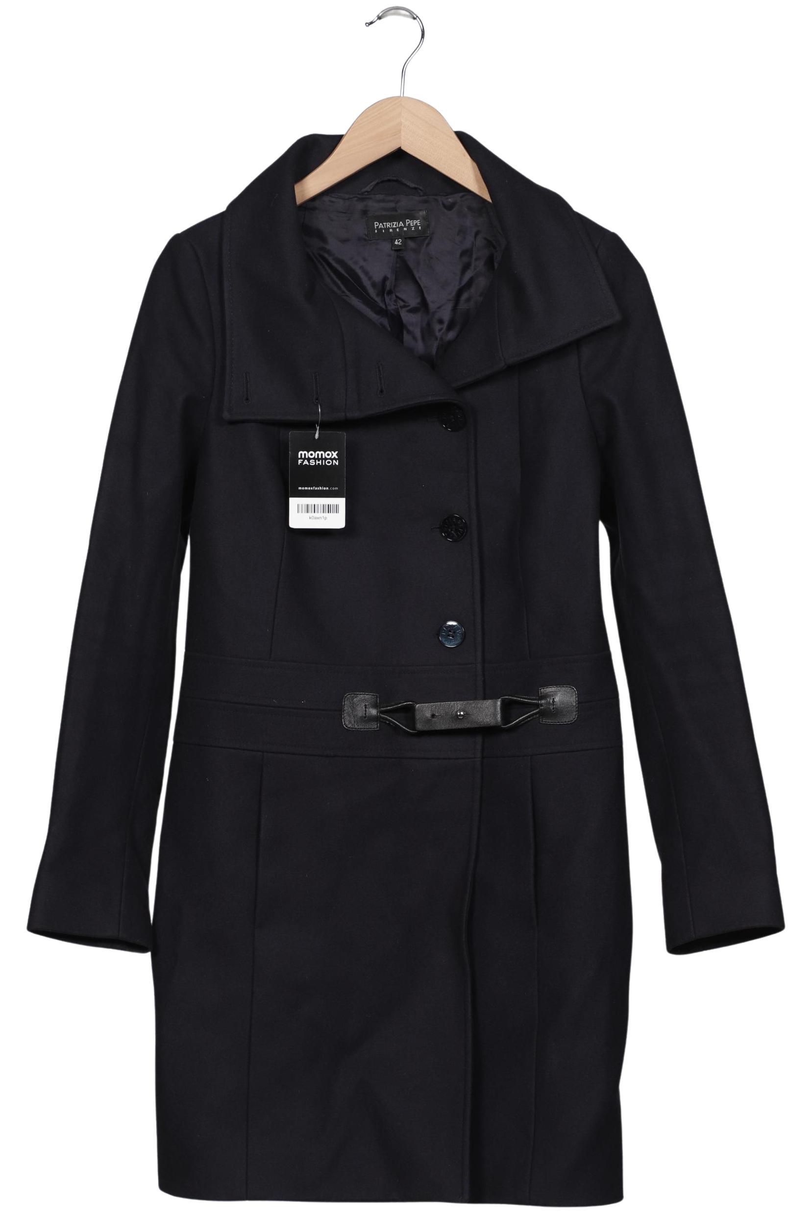 

Patrizia Pepe Damen Mantel, marineblau, Gr. 42