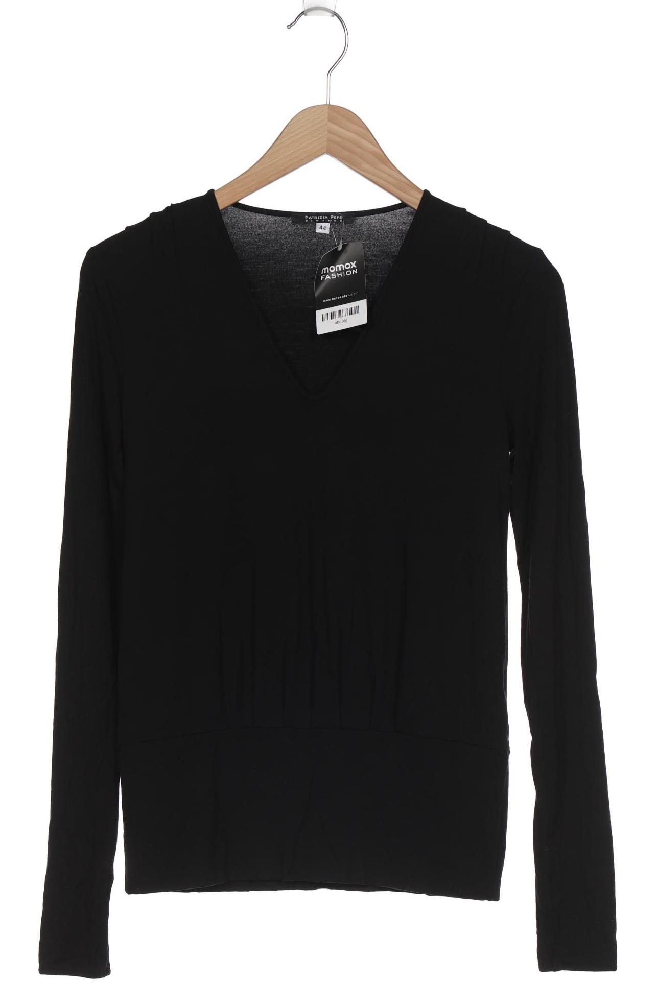 

Patrizia Pepe Damen Langarmshirt, schwarz, Gr. 44