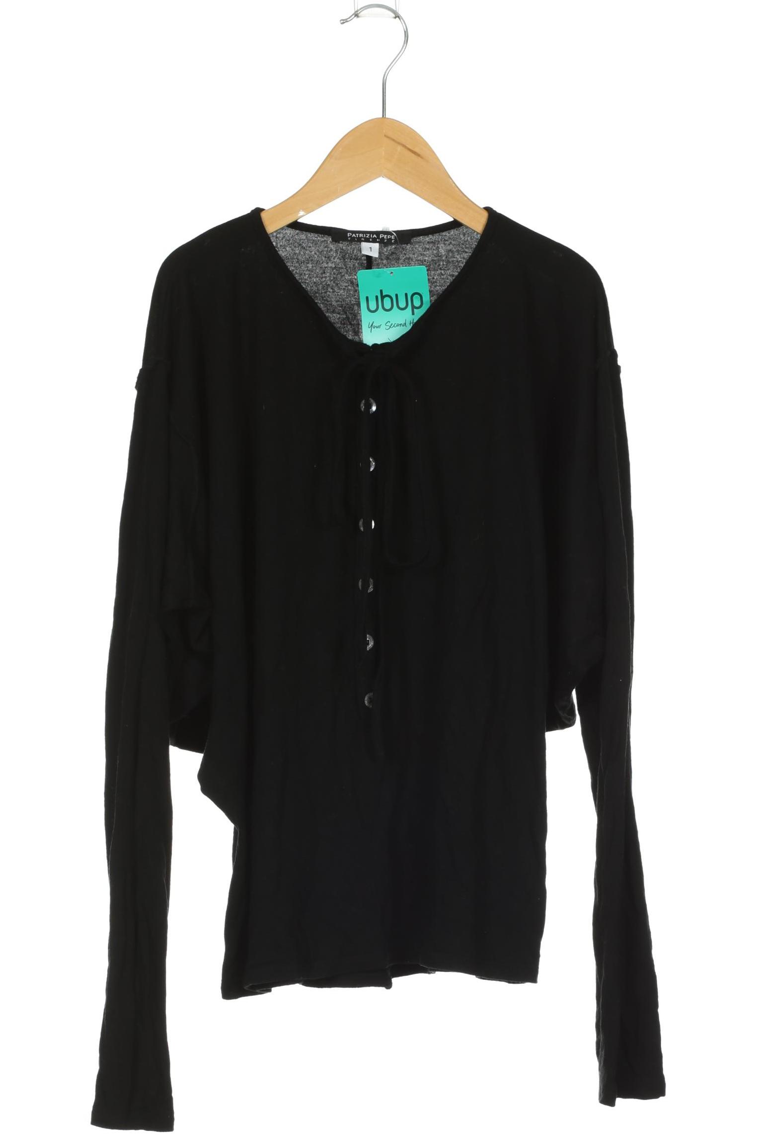 

Patrizia Pepe Damen Langarmshirt, schwarz, Gr. 42