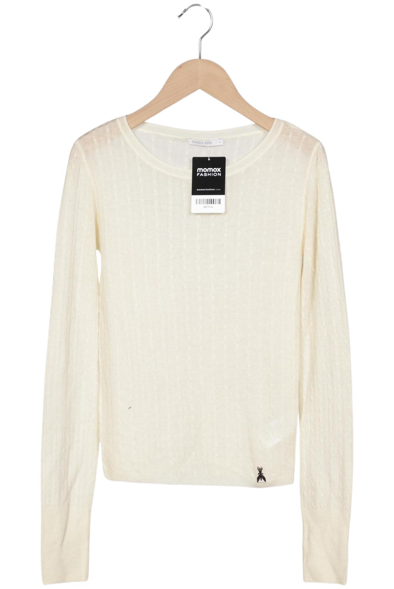 

Patrizia Pepe Damen Pullover, cremeweiß, Gr. 32