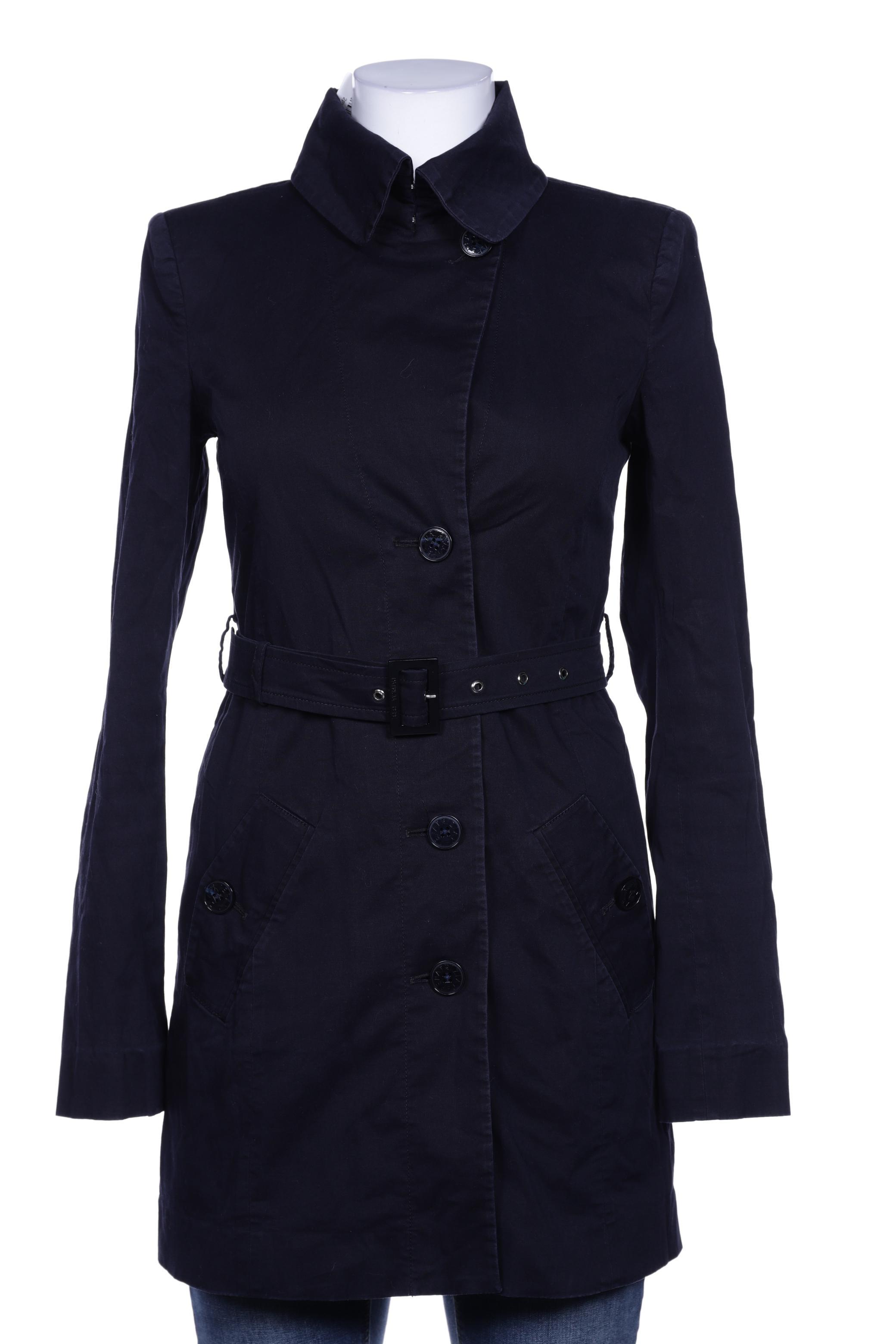

Patrizia Pepe Damen Mantel, marineblau, Gr. 44