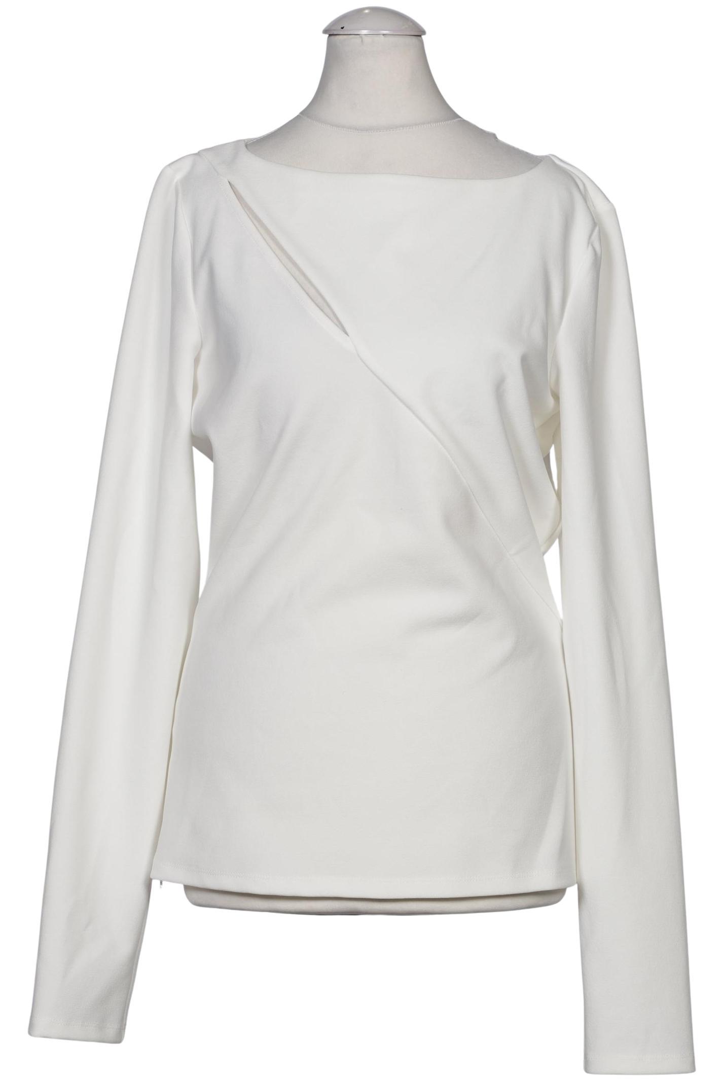 

Patrizia Pepe Damen Langarmshirt, weiß, Gr. 38