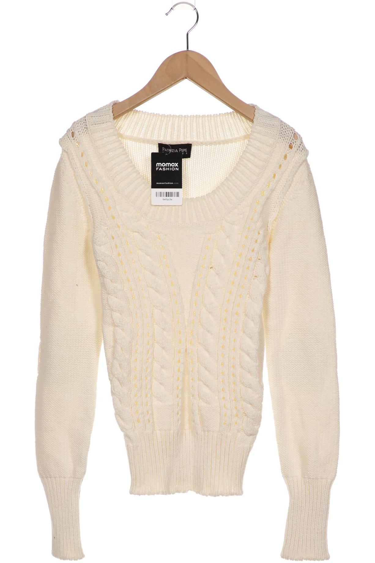 

Patrizia Pepe Damen Pullover, cremeweiß, Gr. 42