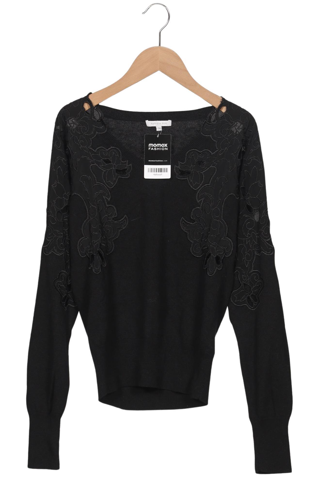 

Patrizia Pepe Damen Pullover, schwarz, Gr. 36