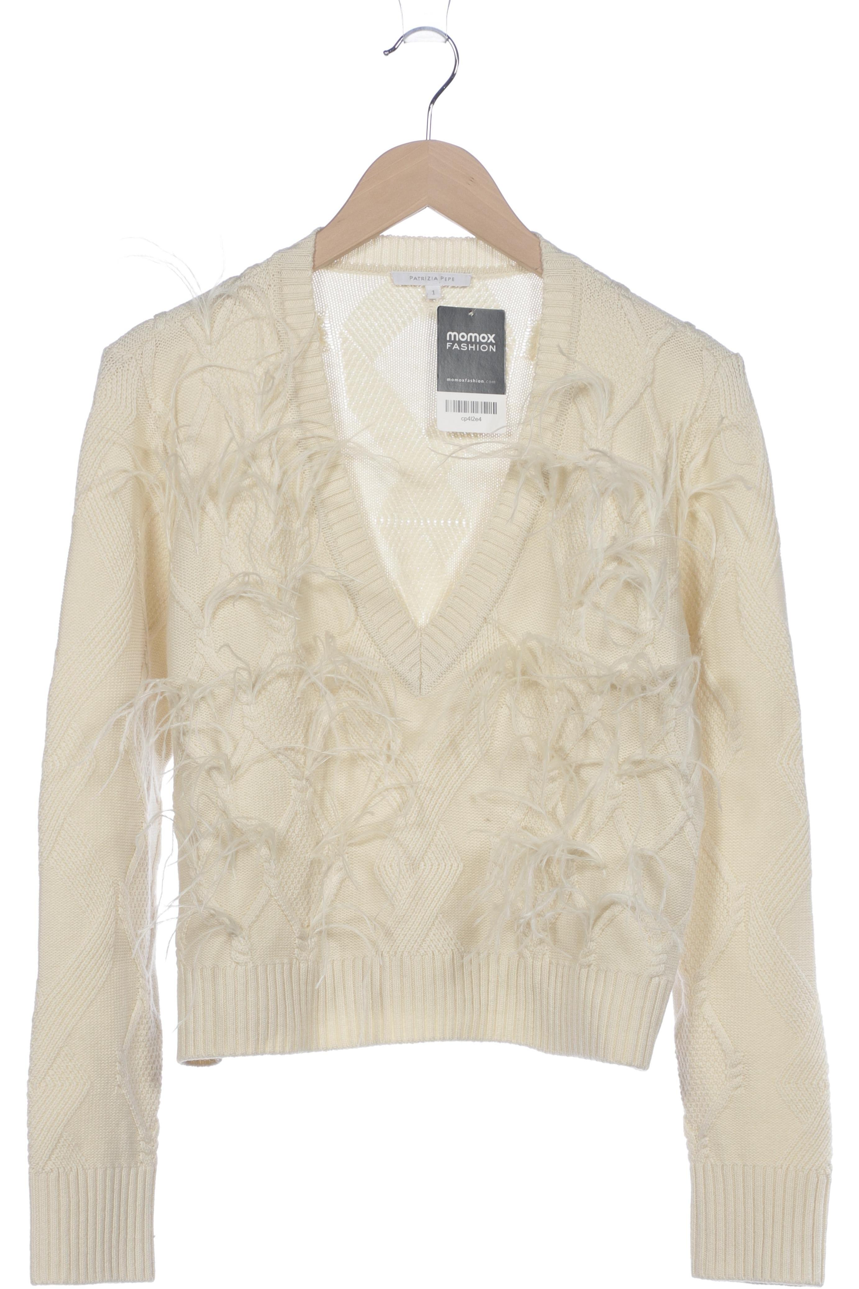 

Patrizia Pepe Damen Pullover, cremeweiß, Gr. 34
