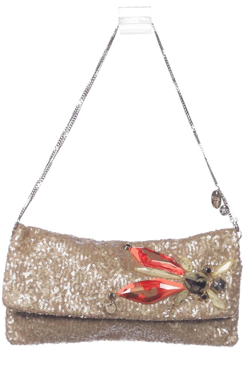 

Patrizia Pepe Damen Handtasche, gold, Gr.