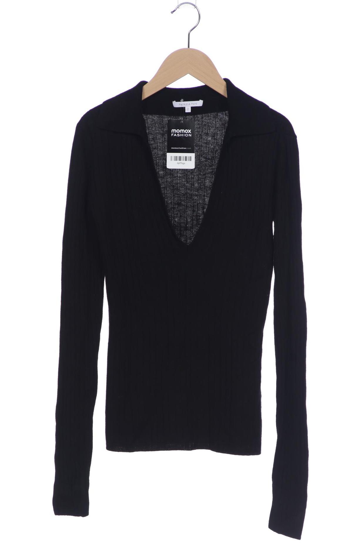 

Patrizia Pepe Damen Langarmshirt, schwarz, Gr. 36