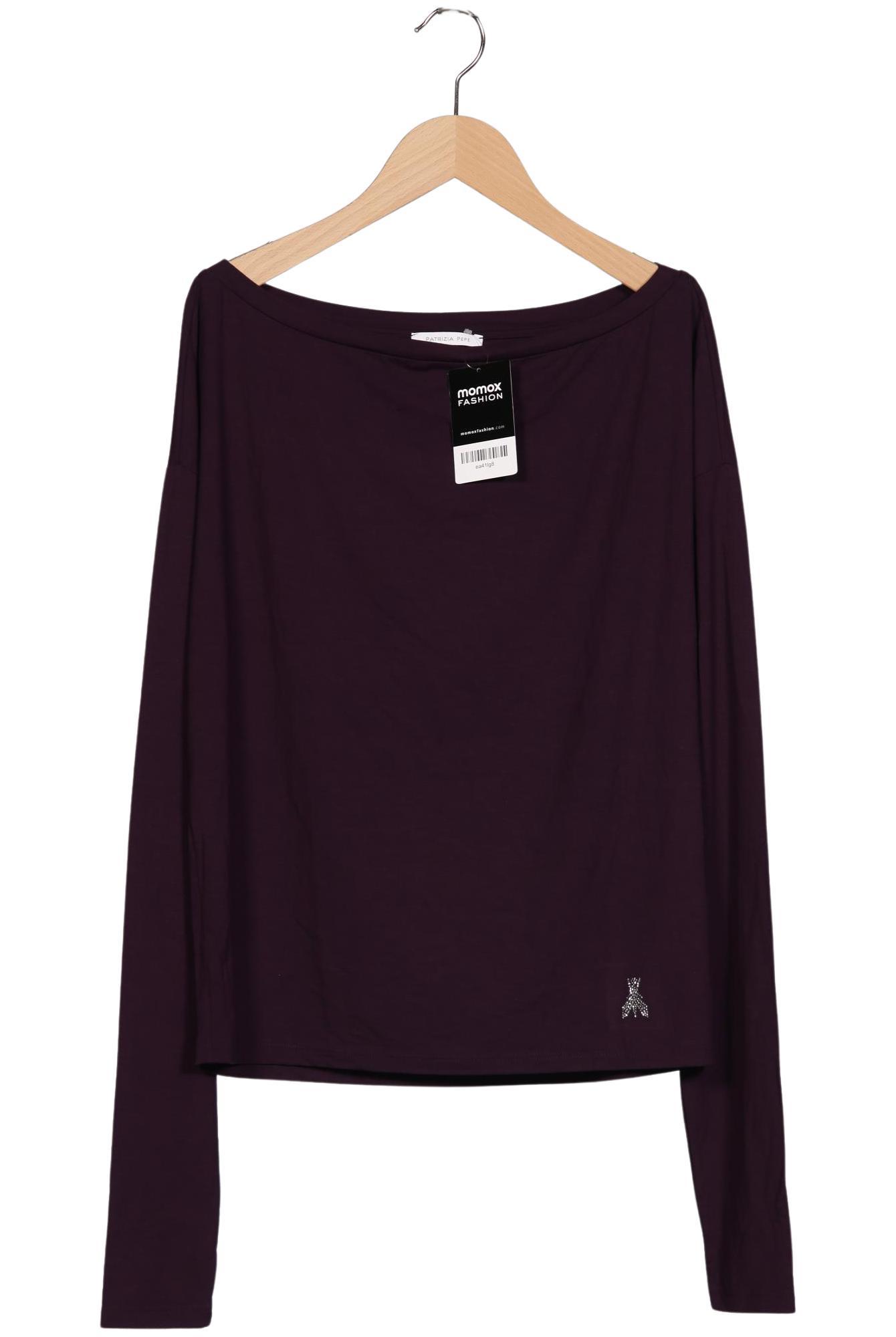 

Patrizia Pepe Damen Langarmshirt, flieder, Gr. 34