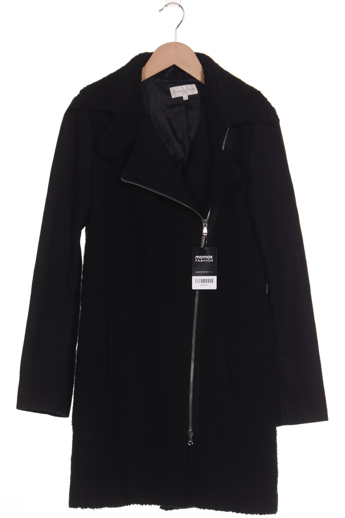 

Patrizia Pepe Damen Mantel, schwarz, Gr. 42