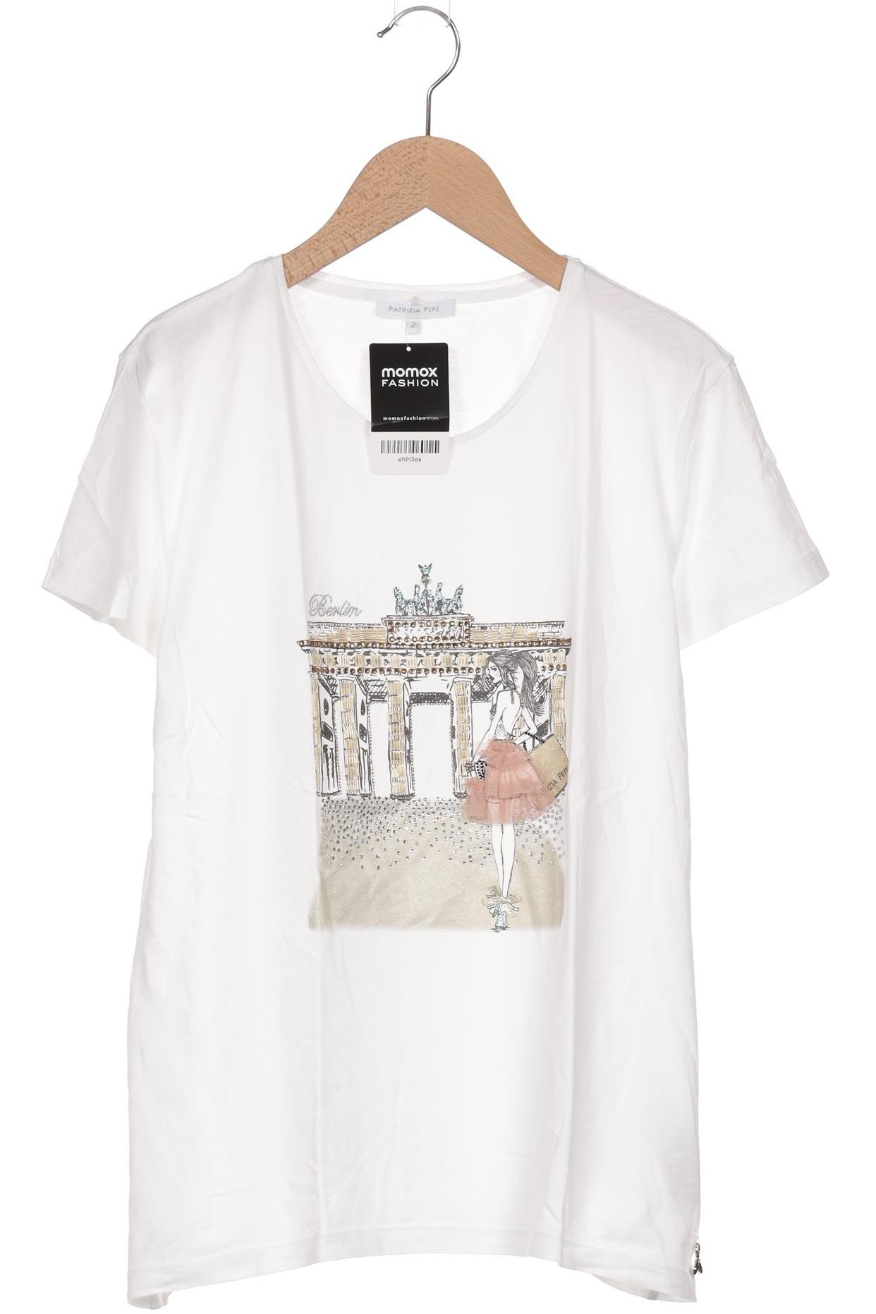 

Patrizia Pepe Damen T-Shirt, weiß, Gr. 36
