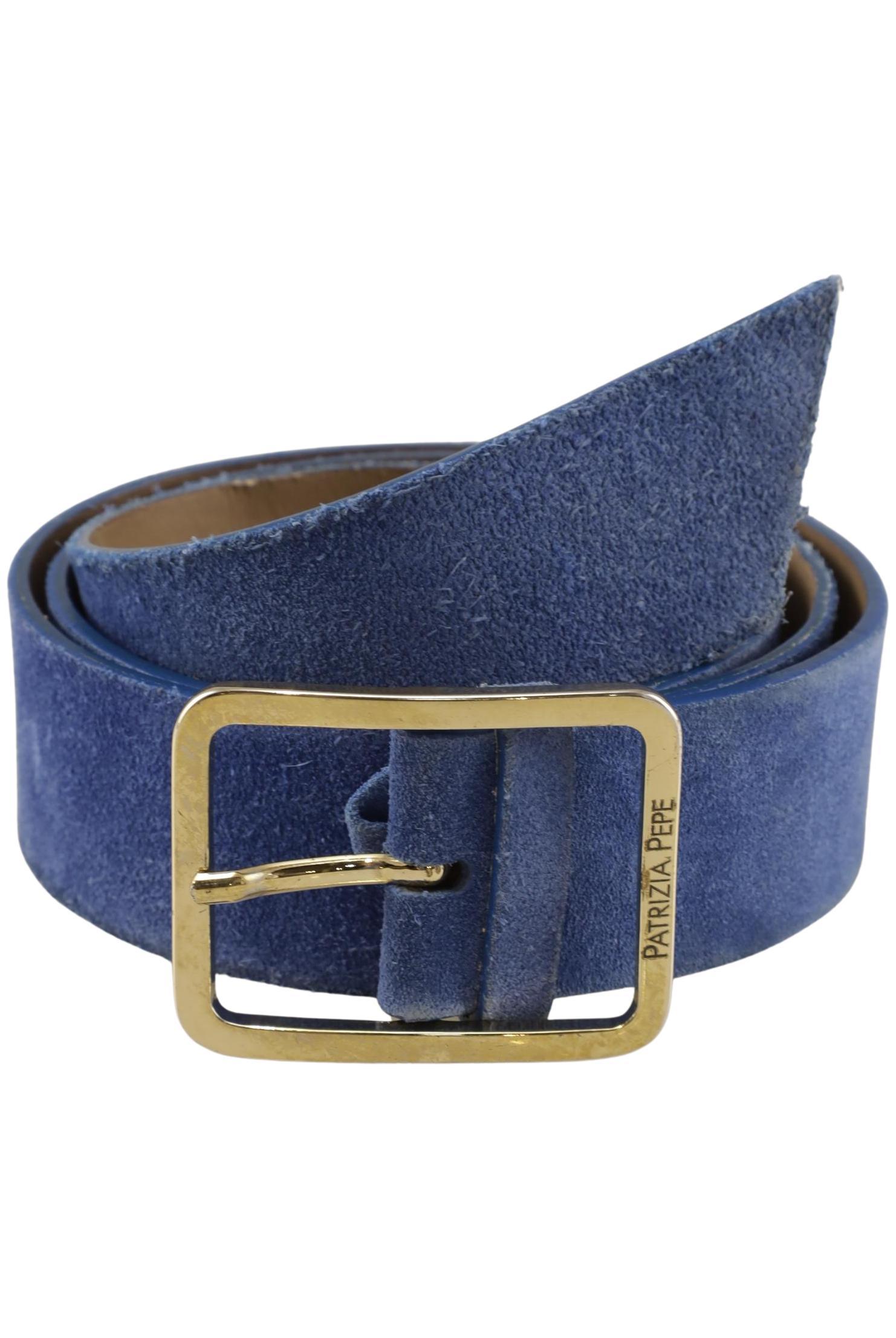 

Patrizia Pepe Damen Gürtel, blau, Gr. 80