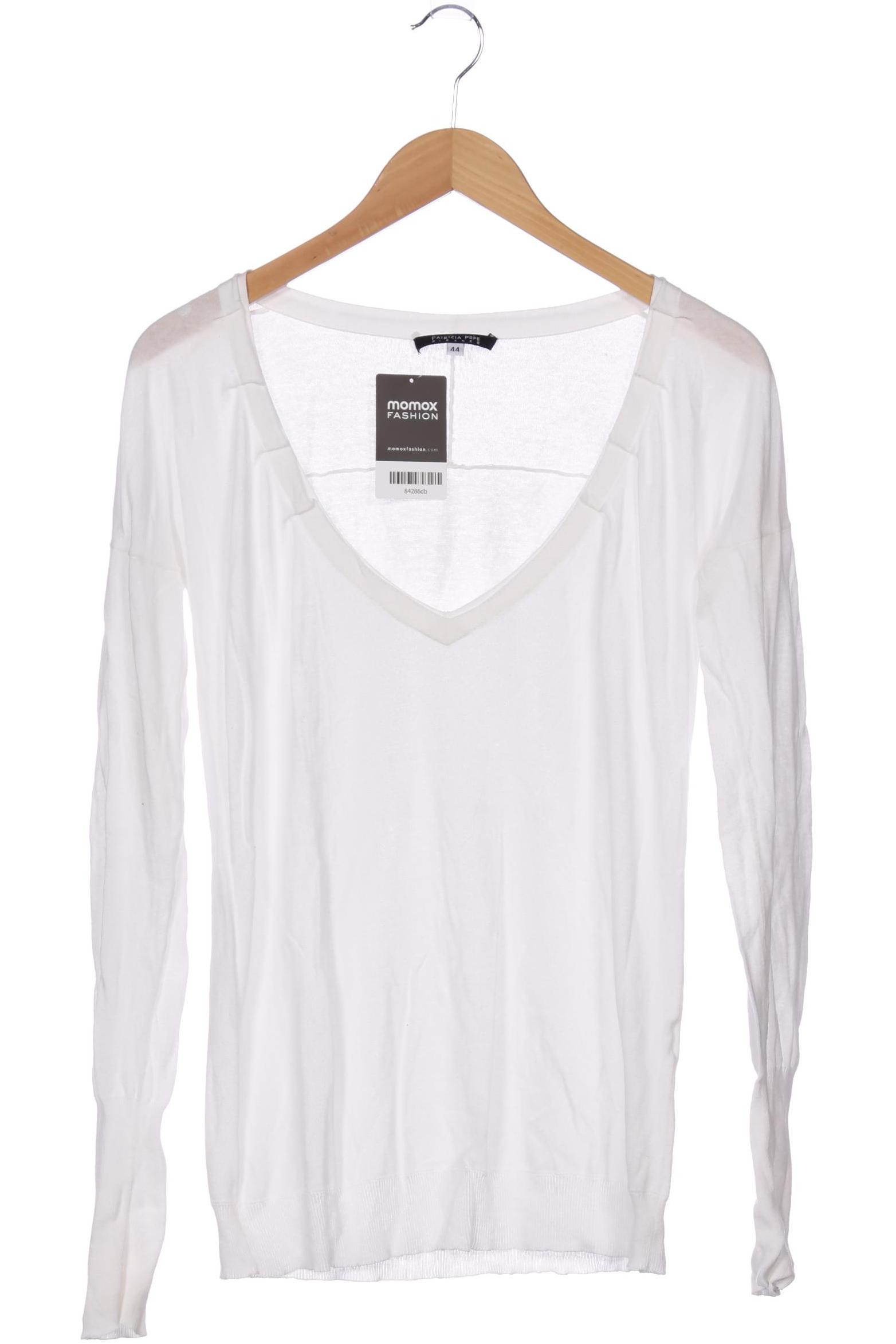 

Patrizia Pepe Damen Pullover, weiß, Gr. 44