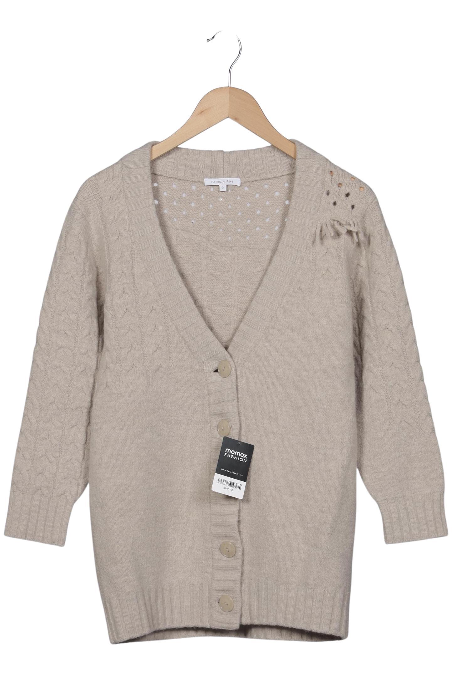 

Patrizia Pepe Damen Strickjacke, beige, Gr. 32