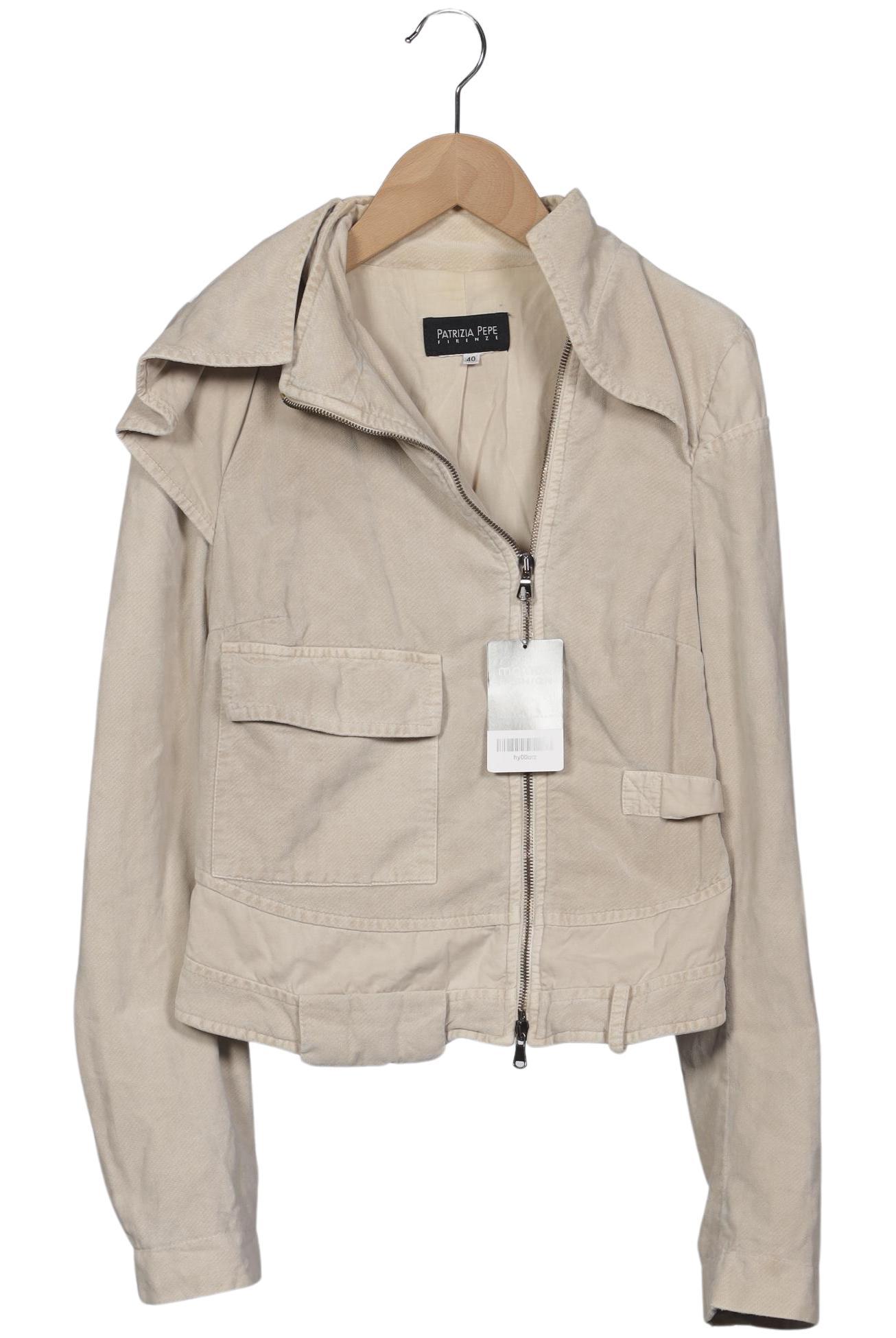 

Patrizia Pepe Damen Jacke, beige, Gr. 40