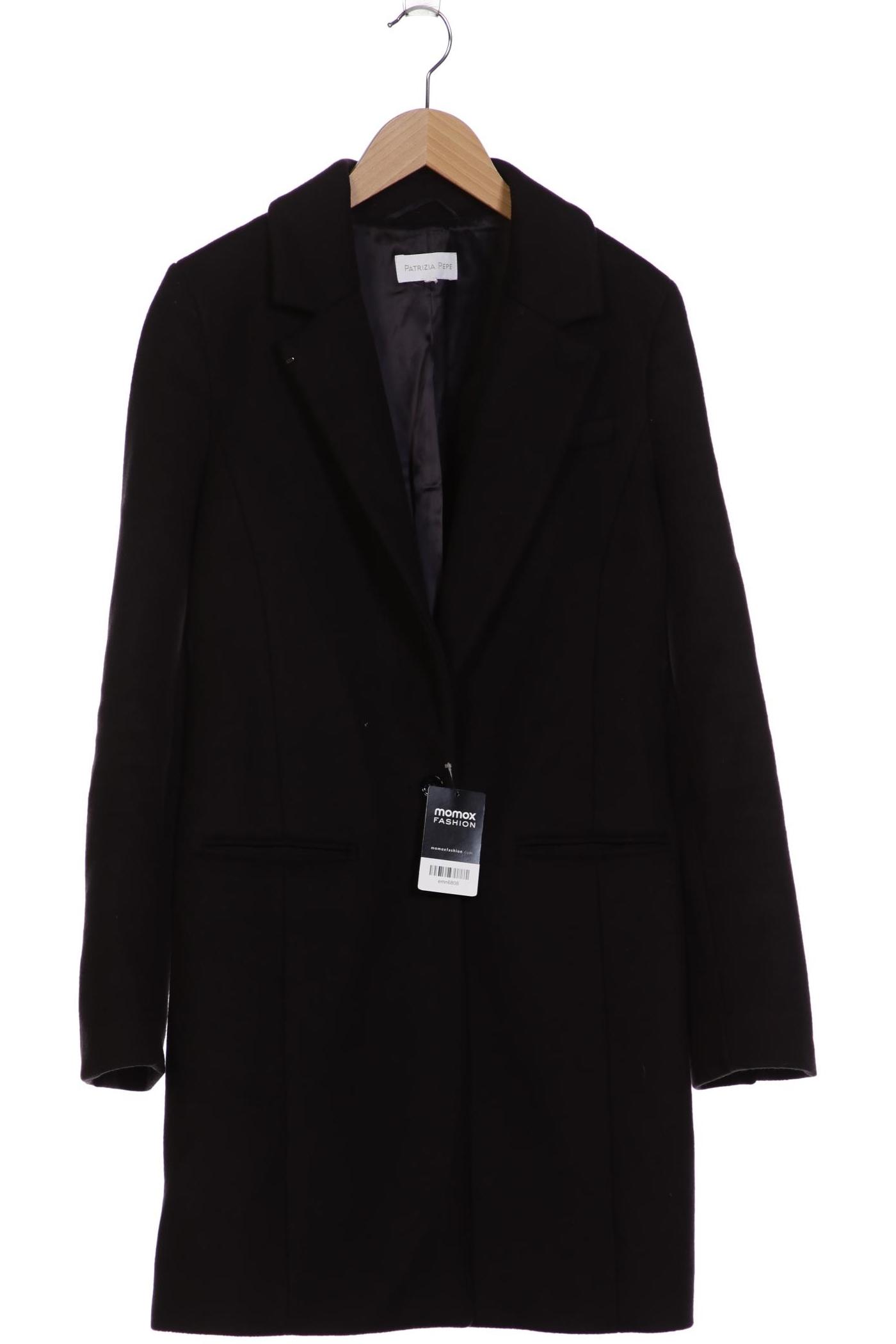 

Patrizia Pepe Damen Mantel, schwarz, Gr. 44