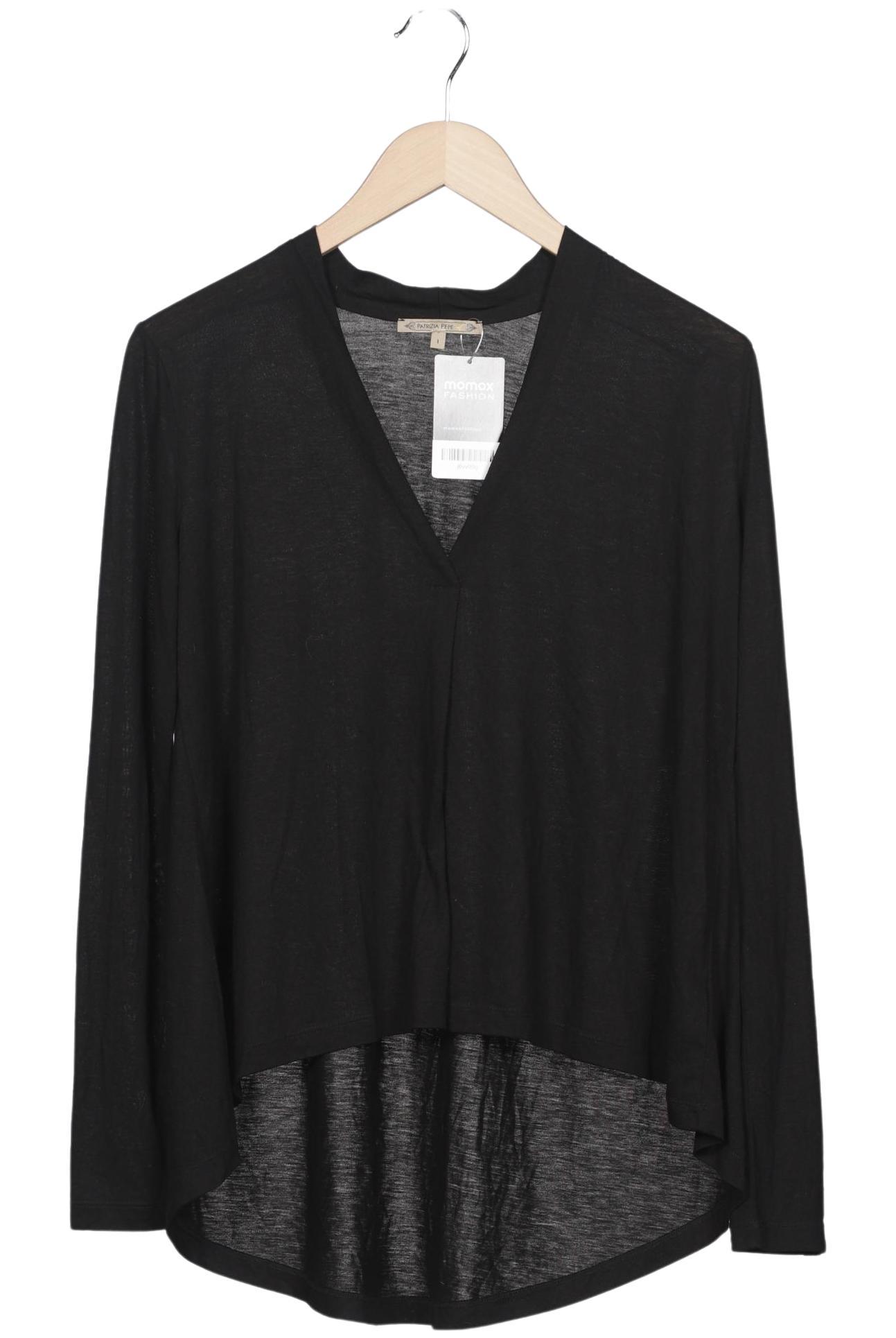 

Patrizia Pepe Damen Langarmshirt, schwarz, Gr. 36