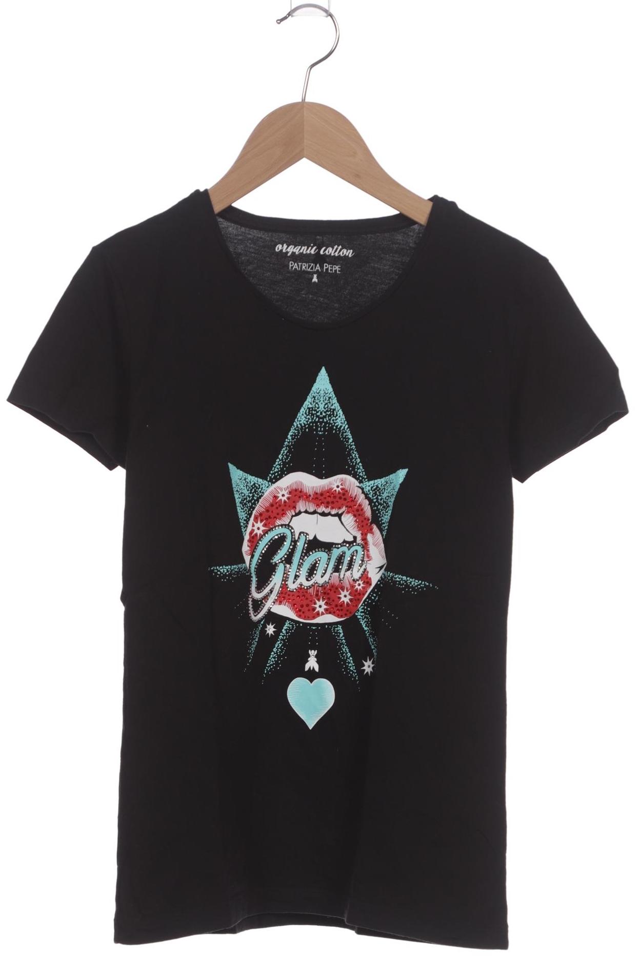 

Patrizia Pepe Damen T-Shirt, schwarz, Gr. 32
