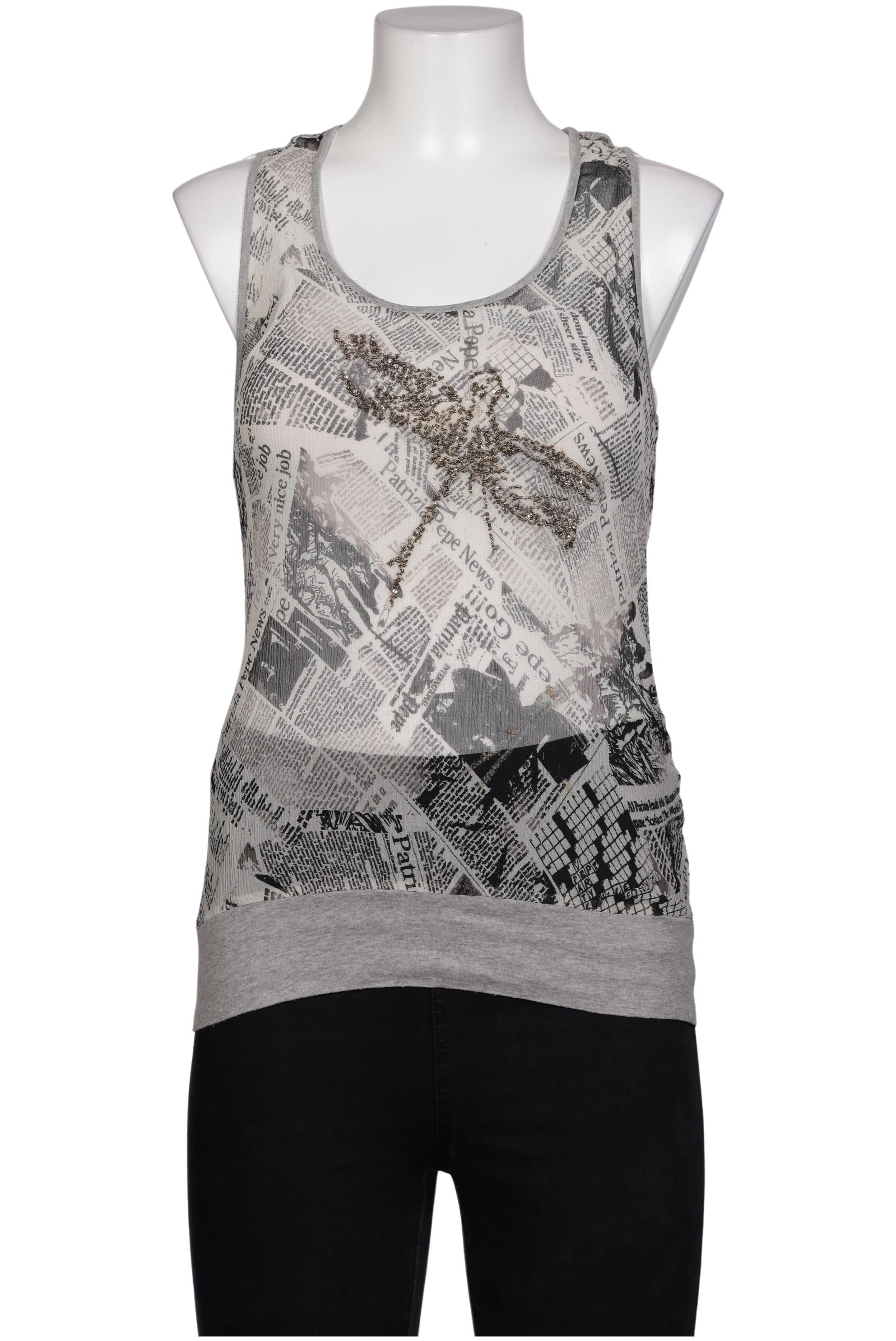 

Patrizia Pepe Damen Top, grau, Gr. 42