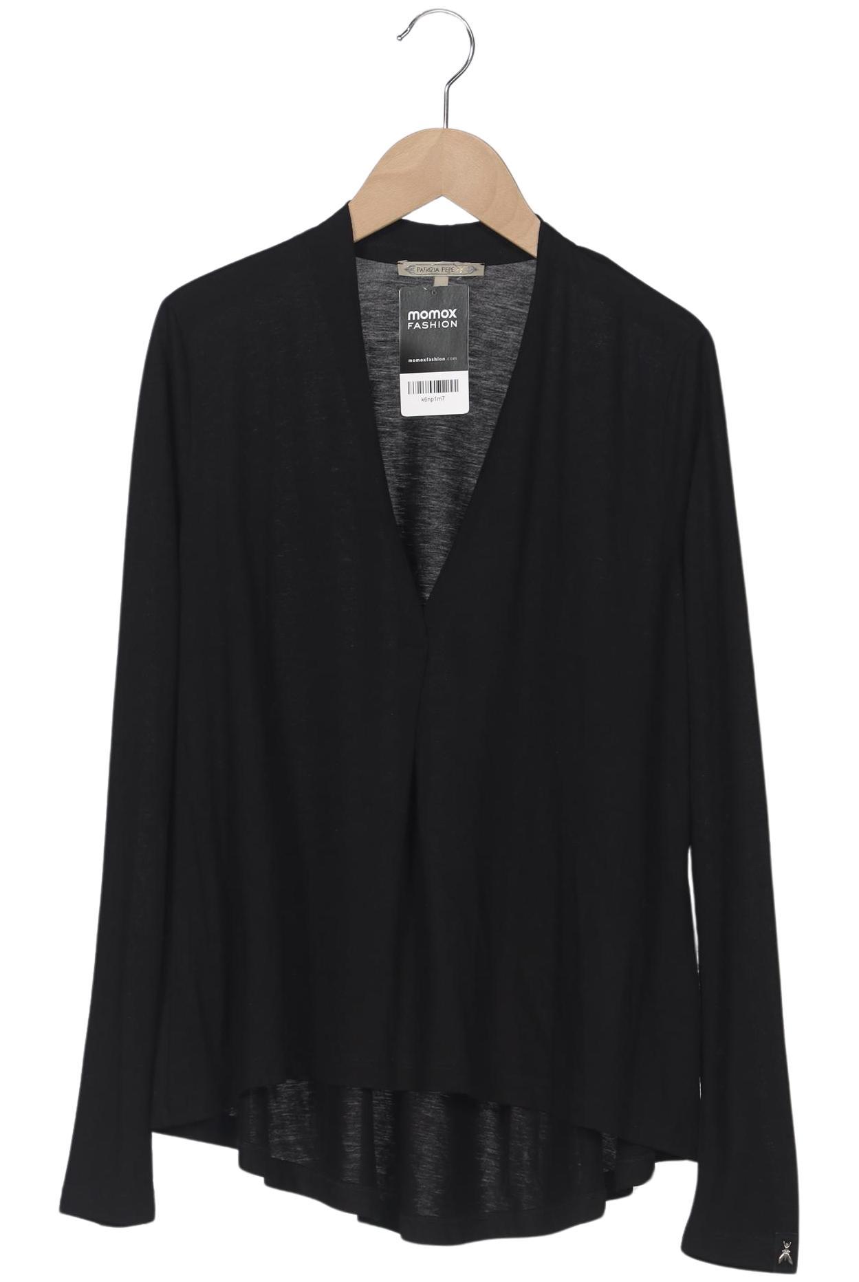 

Patrizia Pepe Damen Langarmshirt, schwarz, Gr. 32