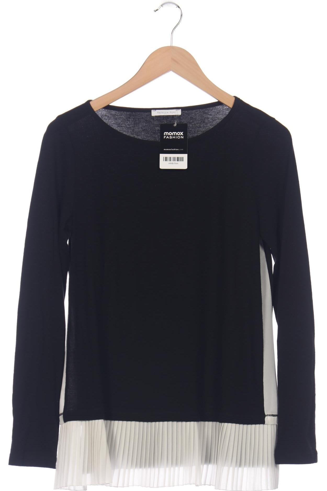 

Patrizia Pepe Damen Langarmshirt, schwarz, Gr. 44