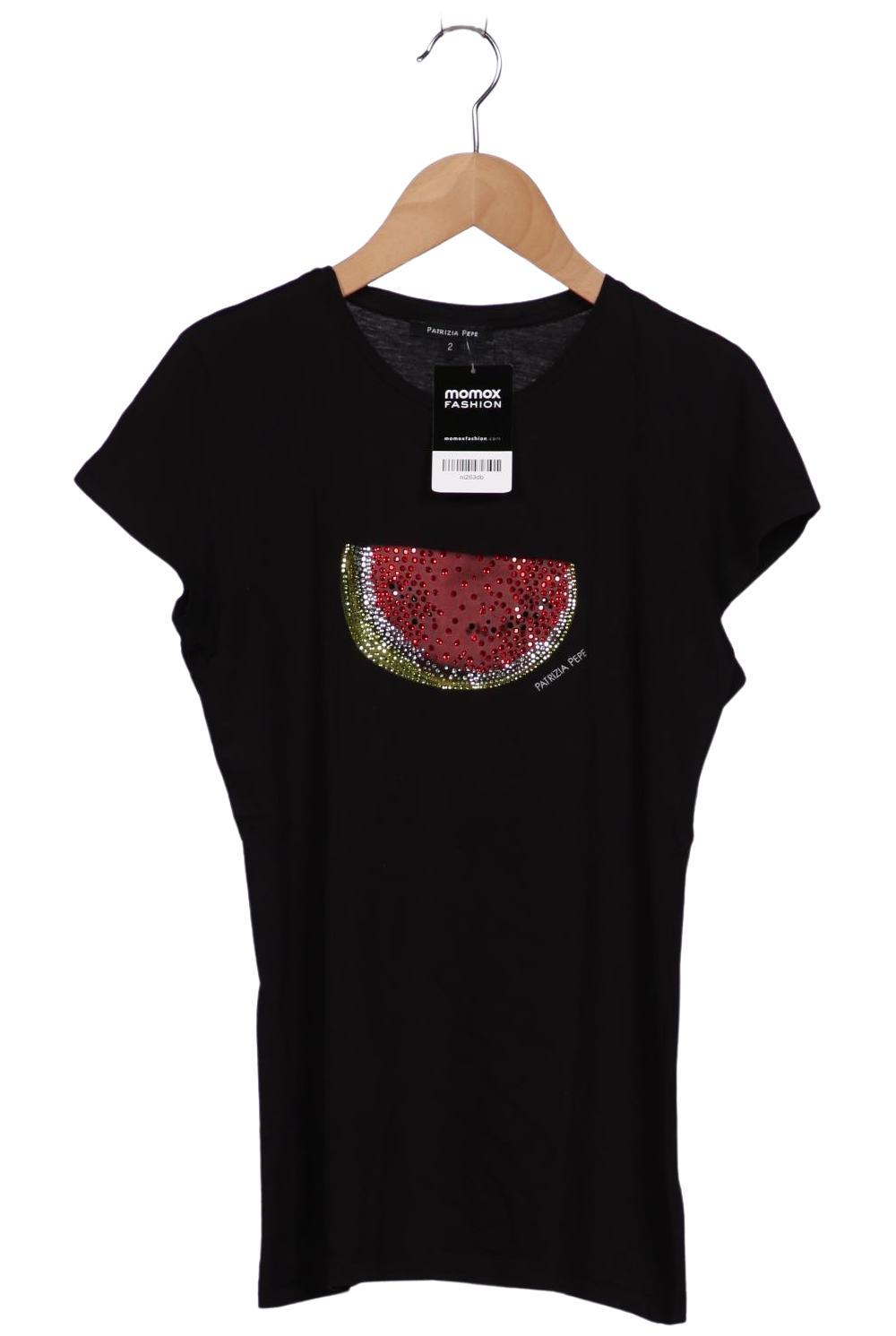 

Patrizia Pepe Damen T-Shirt, schwarz, Gr. 36