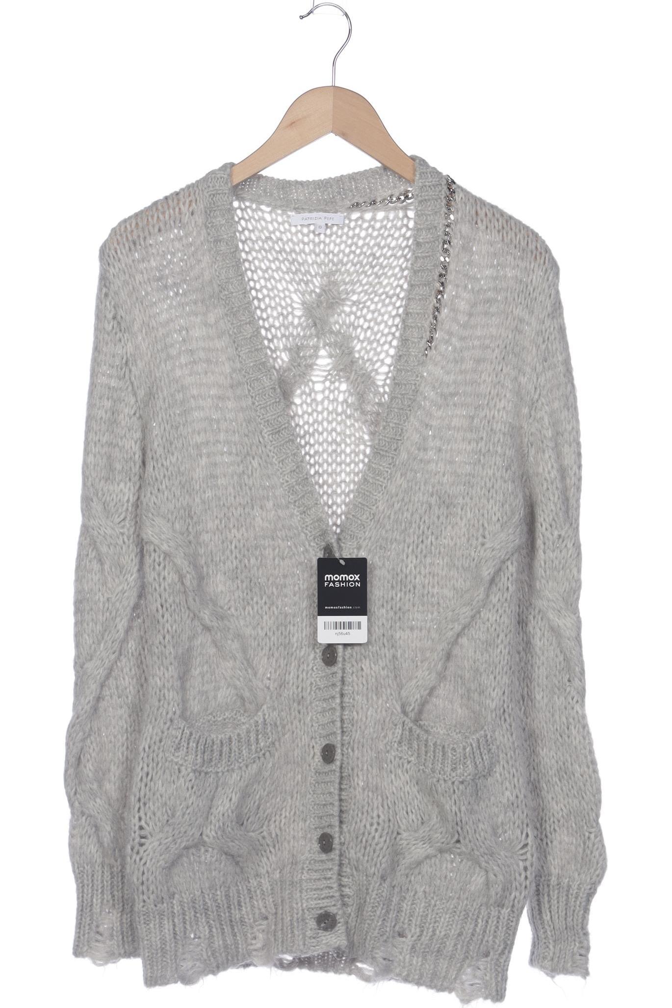 

Patrizia Pepe Damen Strickjacke, grau, Gr. 32