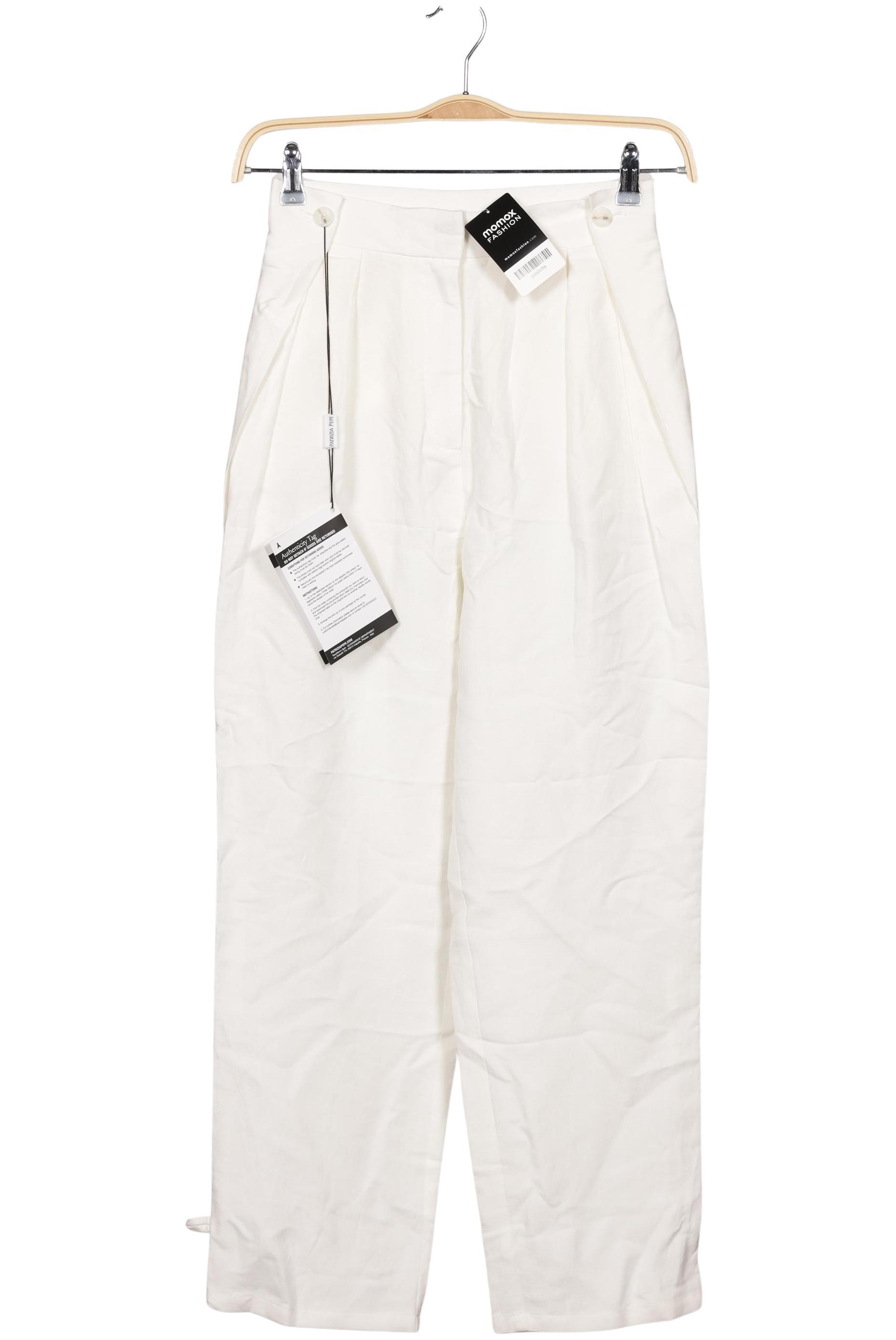 

Patrizia Pepe Damen Stoffhose, weiß, Gr. 40