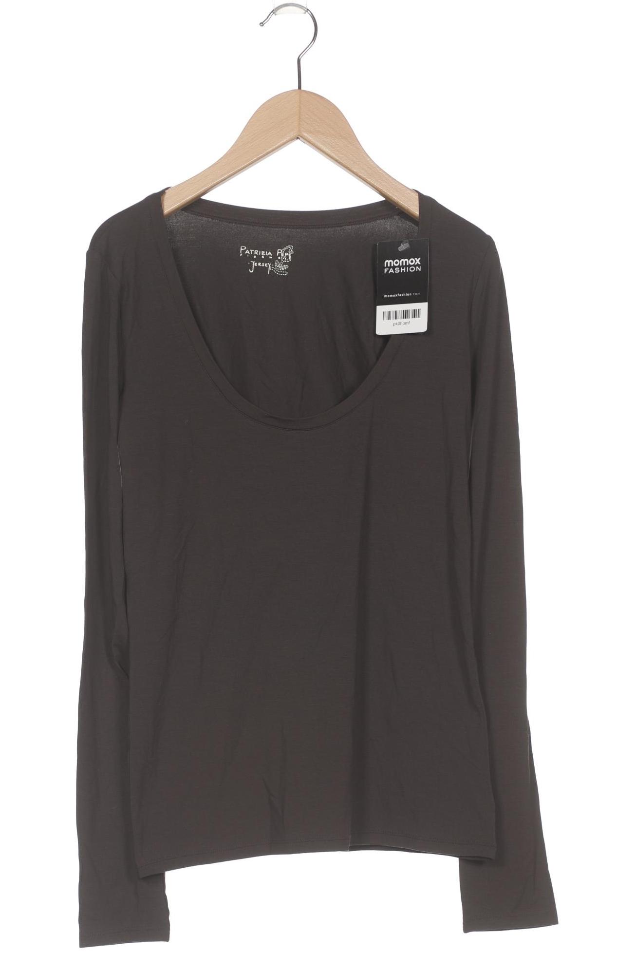 

Patrizia Pepe Damen Langarmshirt, braun, Gr. 36