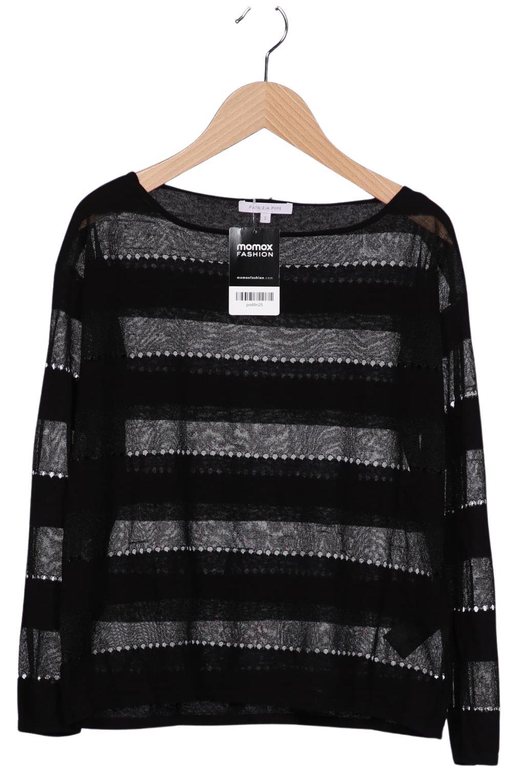 

Patrizia Pepe Damen Pullover, schwarz, Gr. 34