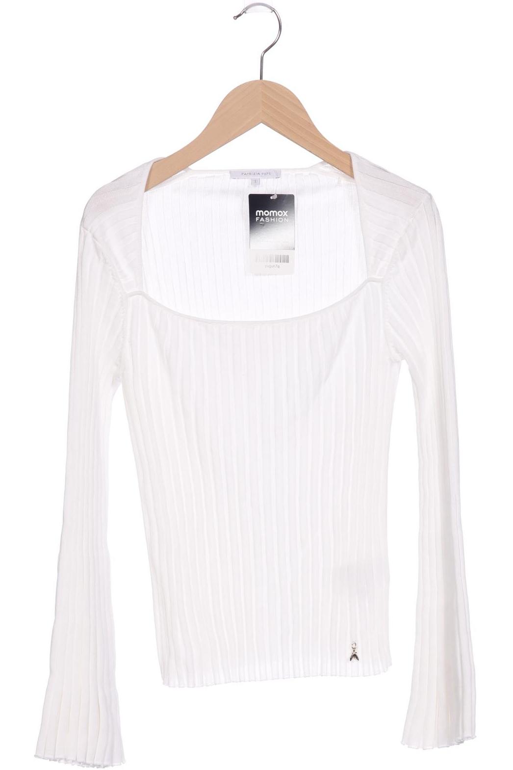 

Patrizia Pepe Damen Pullover, weiß, Gr. 34