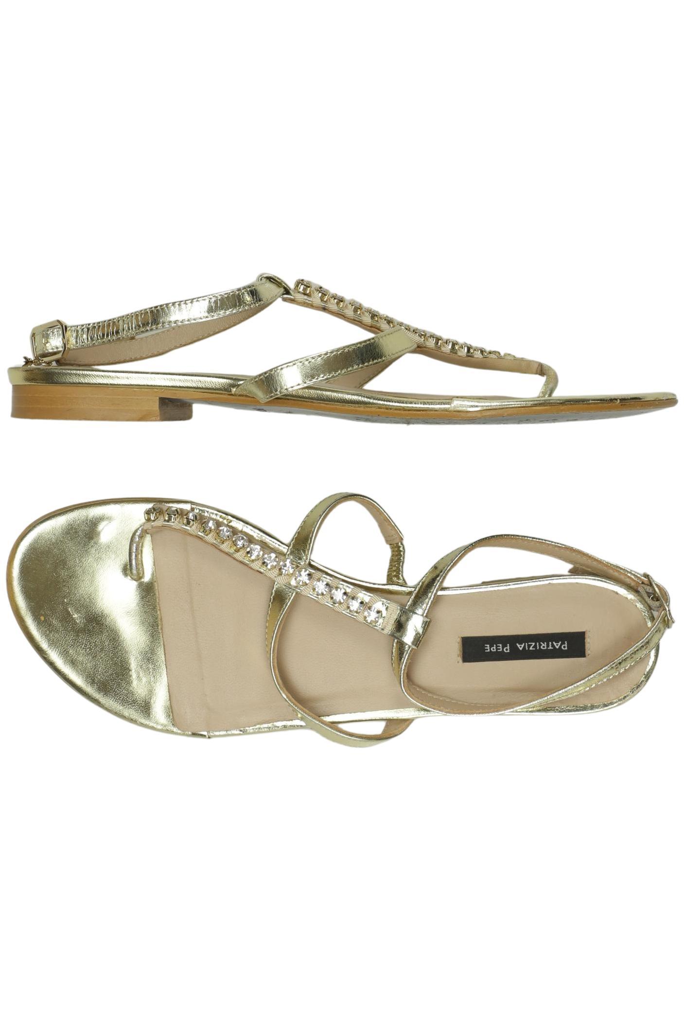 

Patrizia Pepe Damen Sandale, gold, Gr. 40
