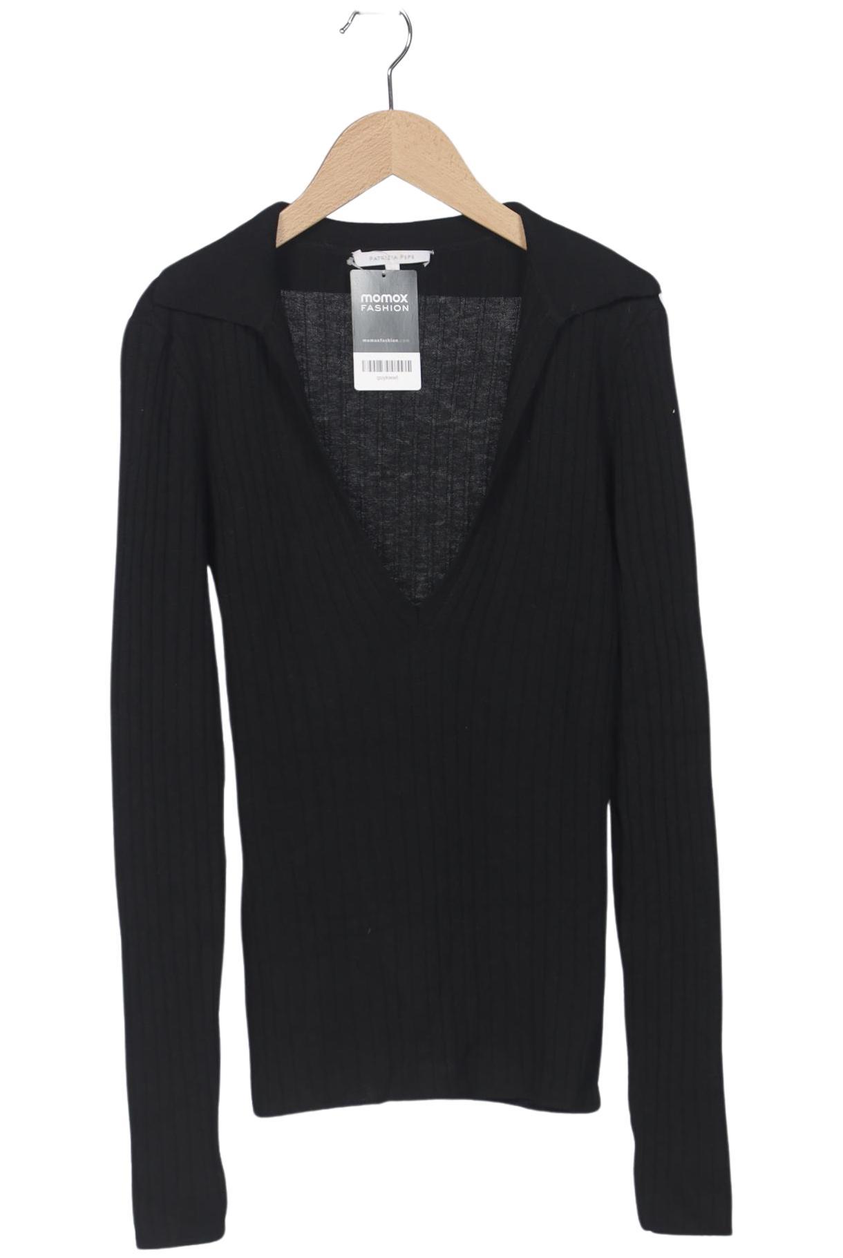 

Patrizia Pepe Damen Pullover, schwarz, Gr. 34