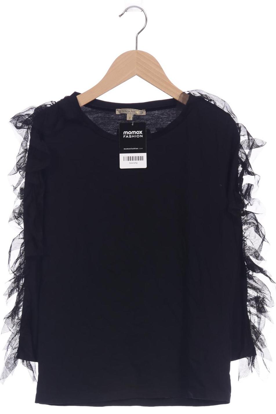 

Patrizia Pepe Damen Langarmshirt, schwarz, Gr. 36