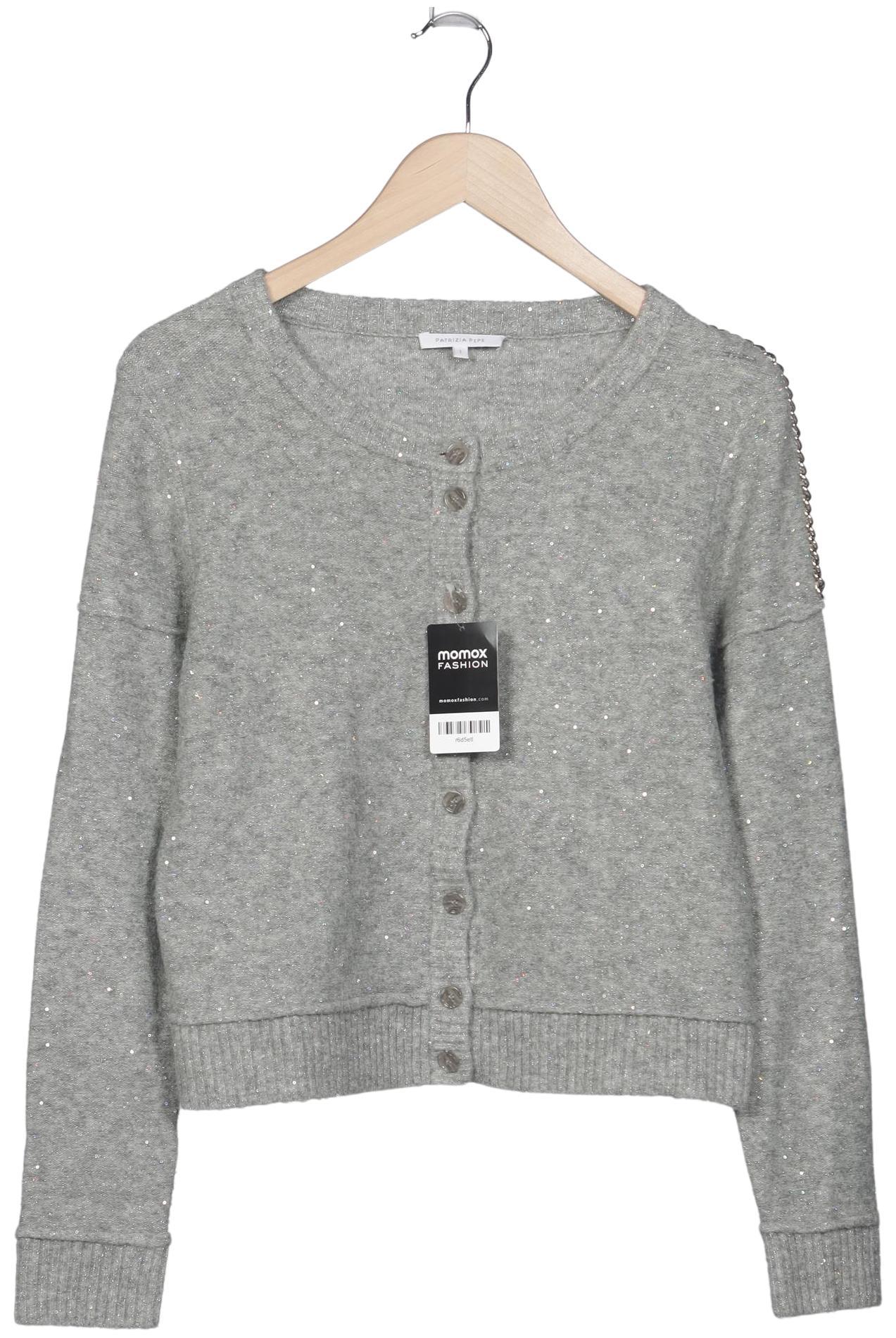 

Patrizia Pepe Damen Strickjacke, grau, Gr. 34