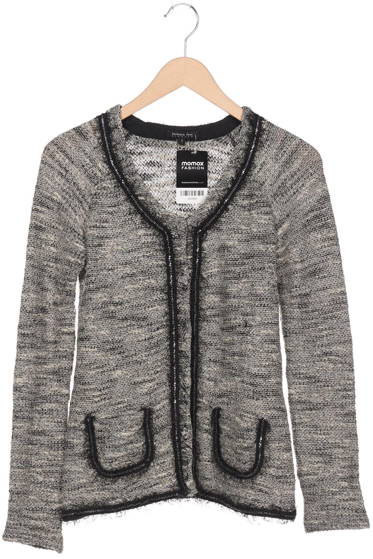 

Patrizia Pepe Damen Strickjacke, grau, Gr. 34