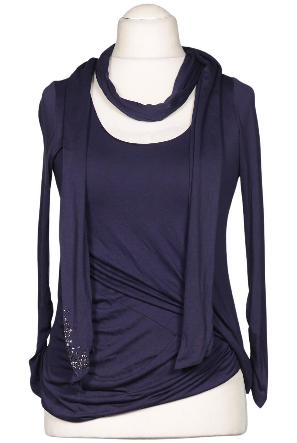 

Patrizia Pepe Damen Langarmshirt, marineblau, Gr. 38