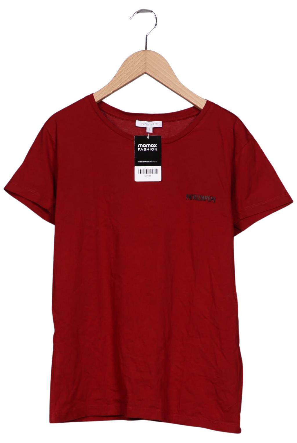 

Patrizia Pepe Damen T-Shirt, bordeaux, Gr. 36
