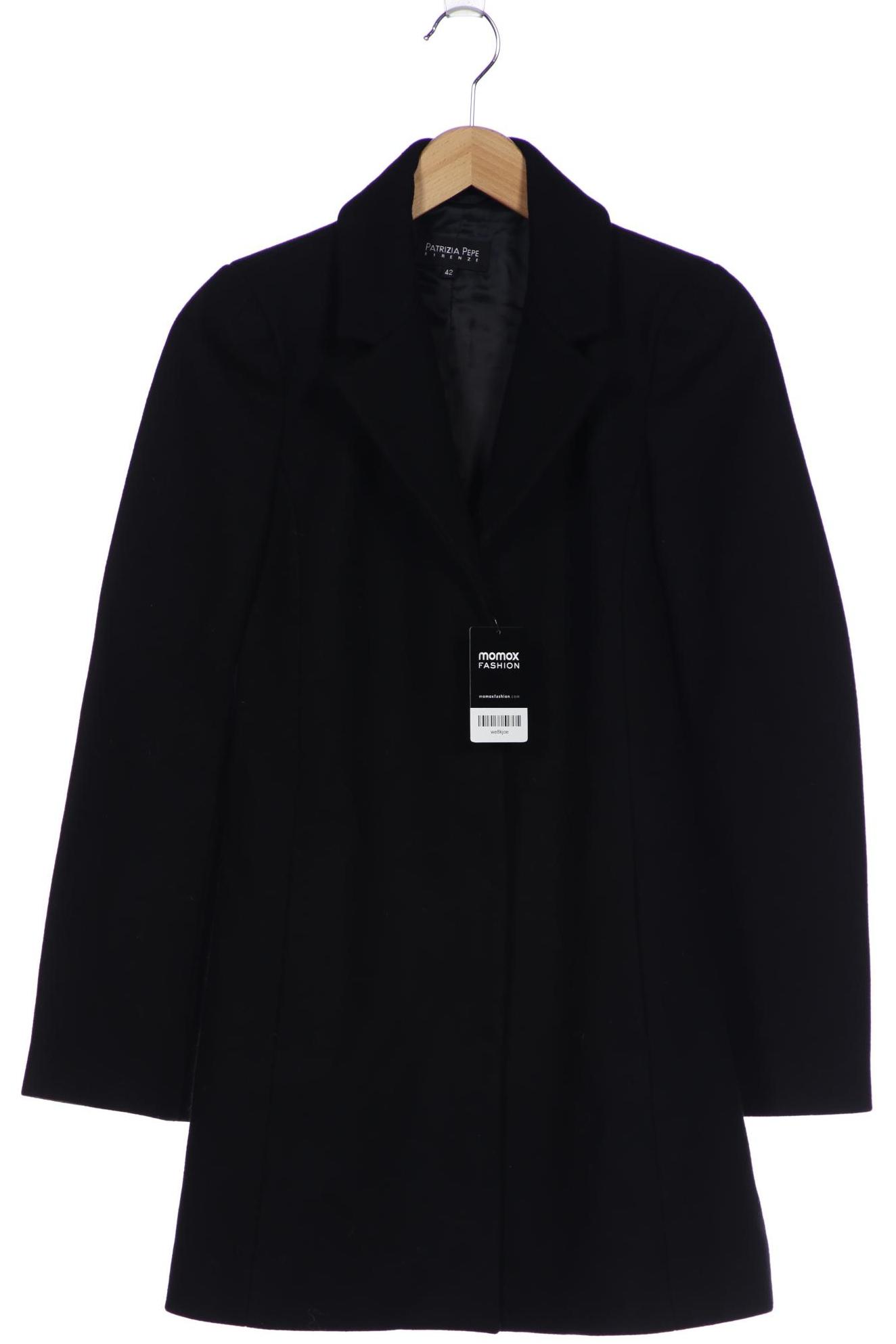 

Patrizia Pepe Damen Mantel, schwarz, Gr. 42
