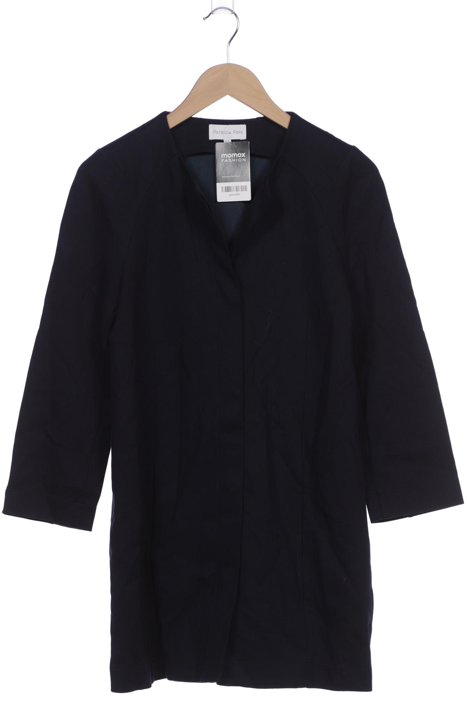 

Patrizia Pepe Damen Mantel, marineblau, Gr. 44