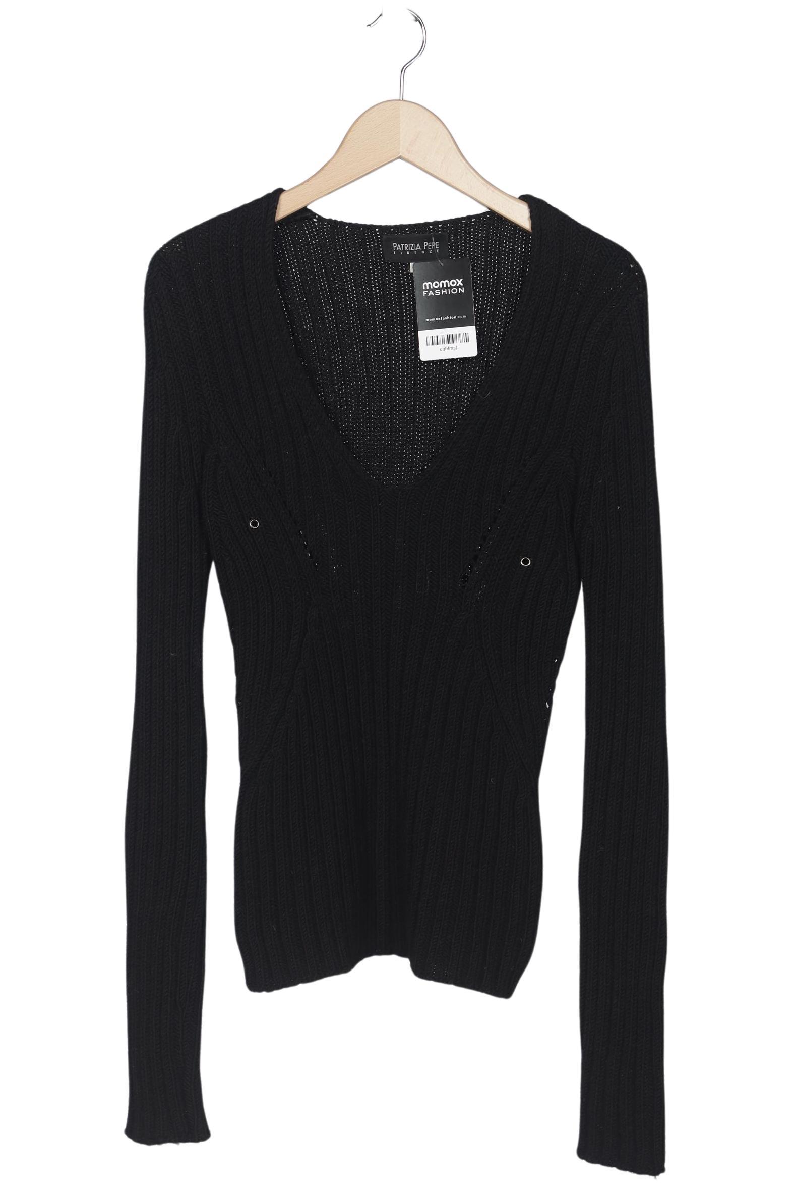 

Patrizia Pepe Damen Pullover, schwarz, Gr. 44