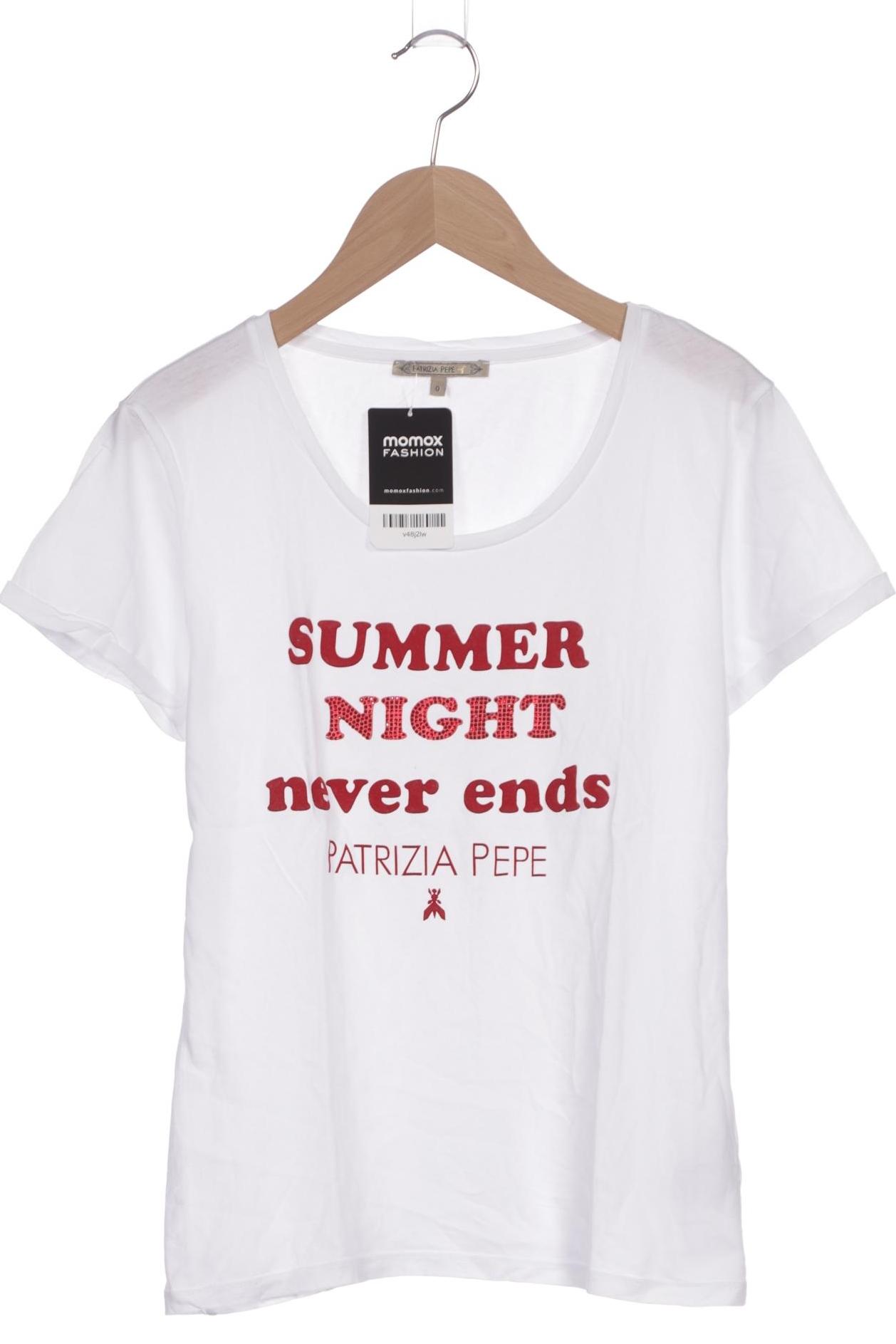 

Patrizia Pepe Damen T-Shirt, weiß, Gr. 32