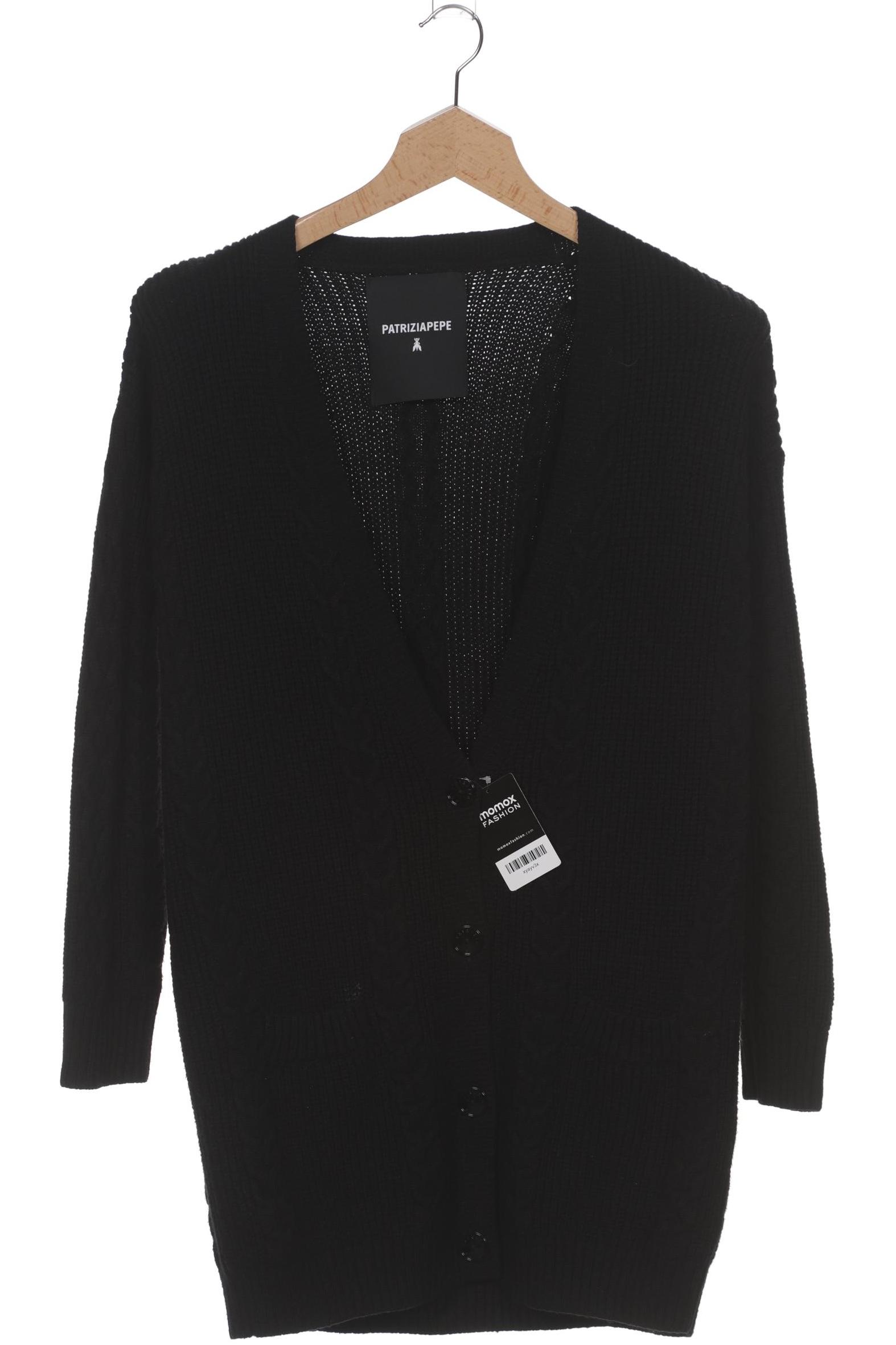 

Patrizia Pepe Damen Strickjacke, schwarz, Gr. 32