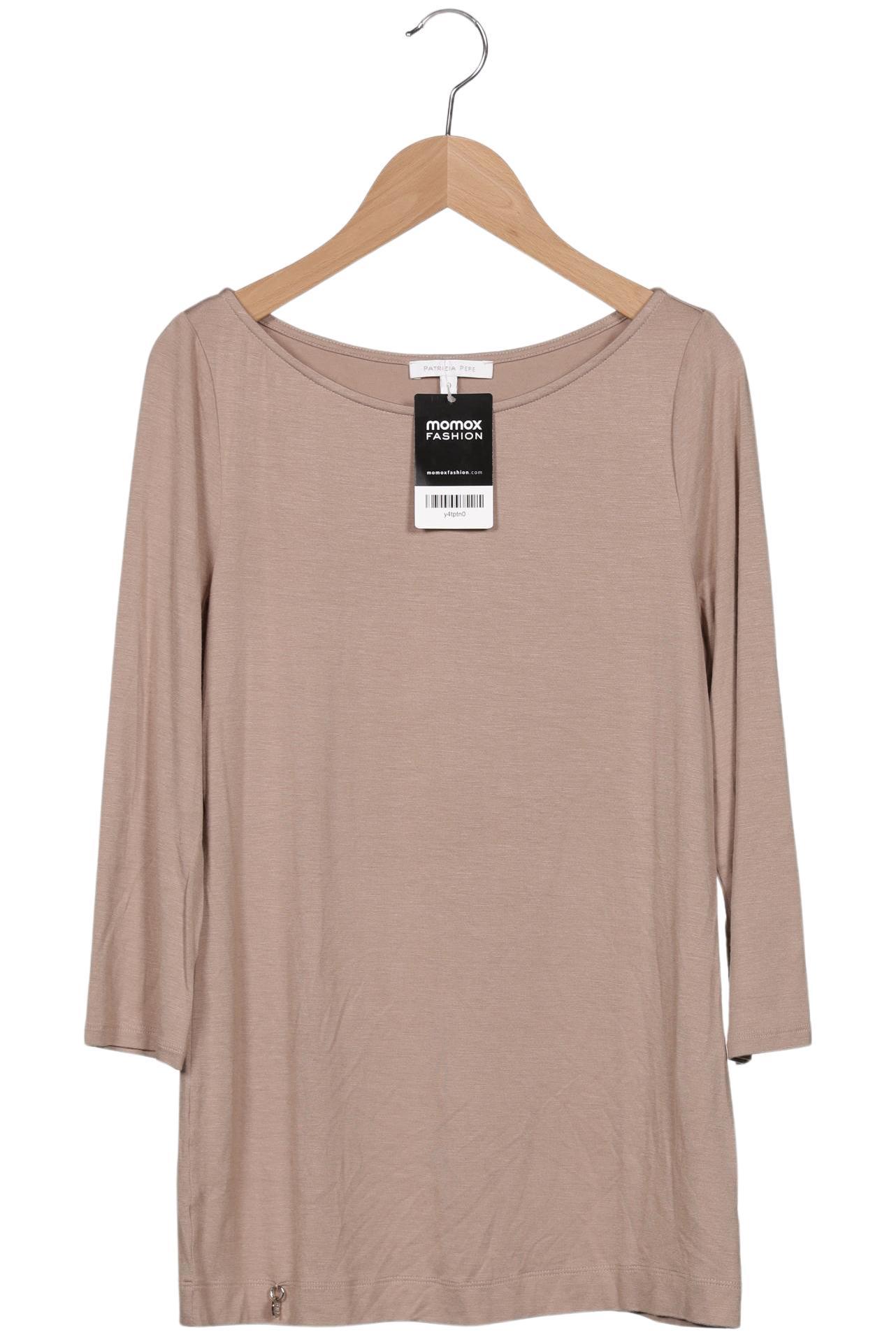 

Patrizia Pepe Damen Langarmshirt, beige, Gr. 32