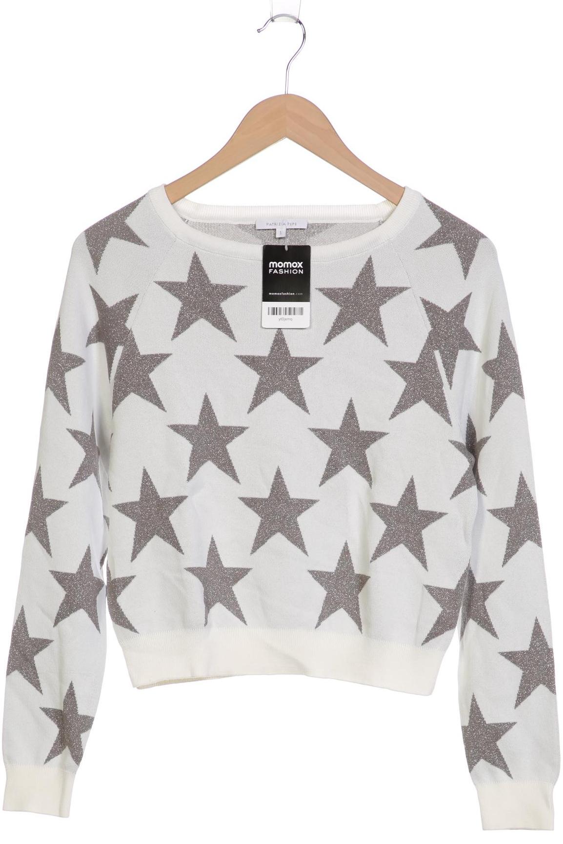 

Patrizia Pepe Damen Pullover, weiß, Gr. 34