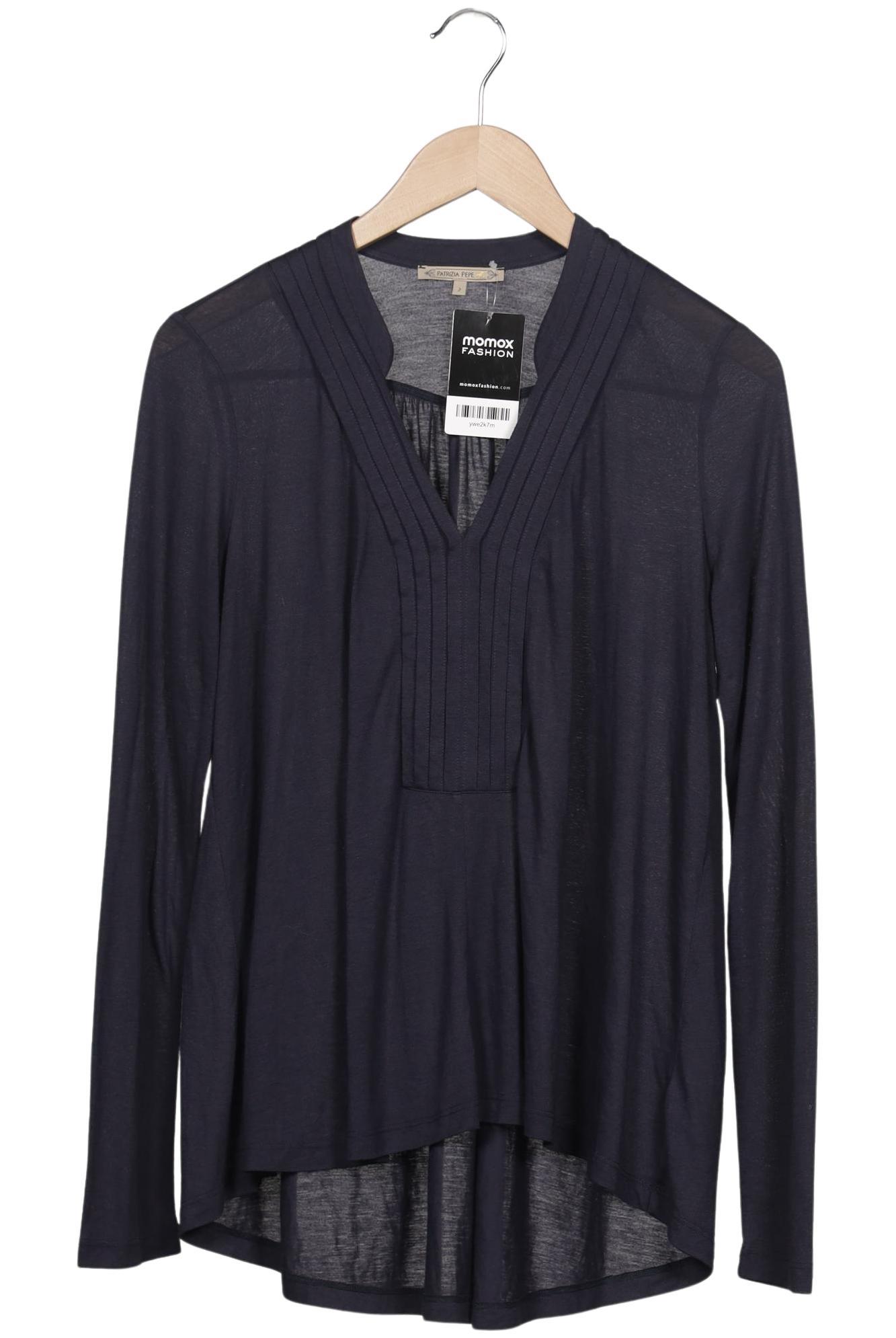 

Patrizia Pepe Damen Langarmshirt, marineblau, Gr. 36