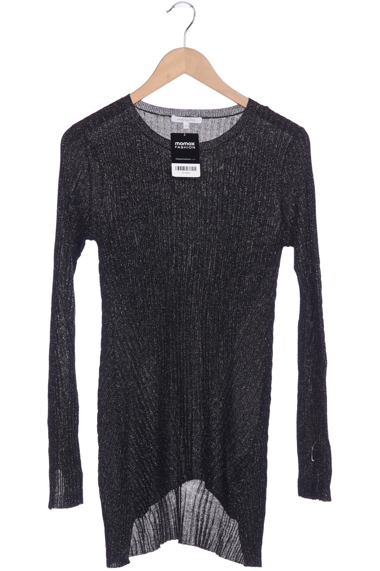 

Patrizia Pepe Damen Langarmshirt, schwarz, Gr. 36