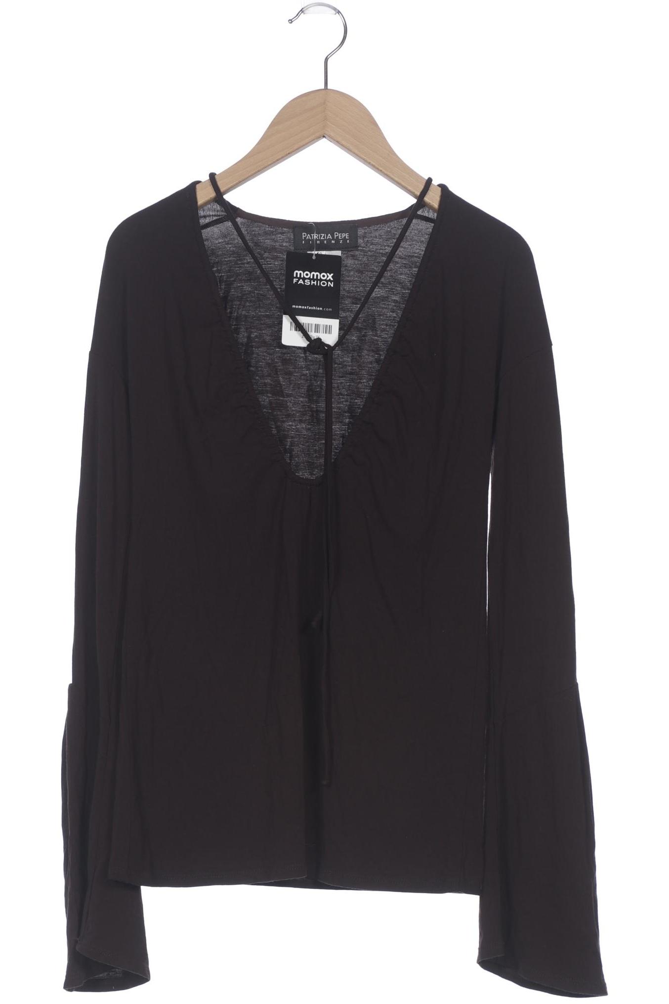 

Patrizia Pepe Damen Langarmshirt, braun, Gr. 42